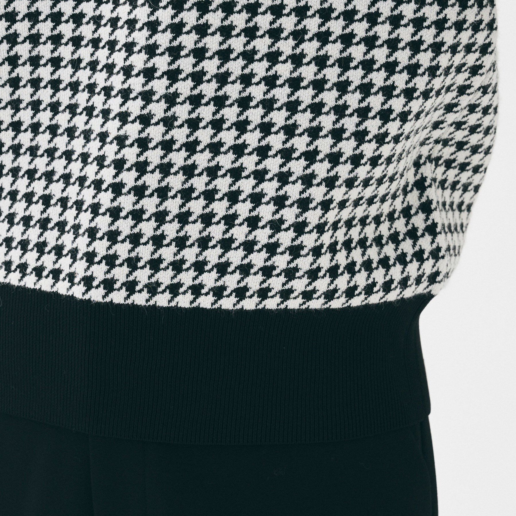 UNTITLED「【洗える/コンパクト丈】チドリジャカード プルオーバー」|ニット・セーター|