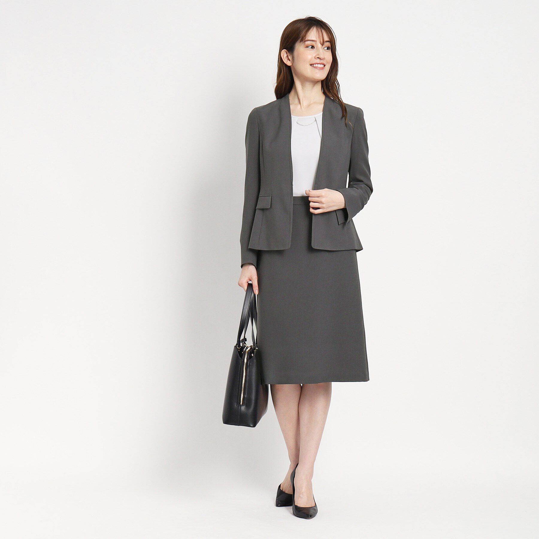 COUP DE CHANCE「【洗える／日本製】セミAラインスカート」|スカート|