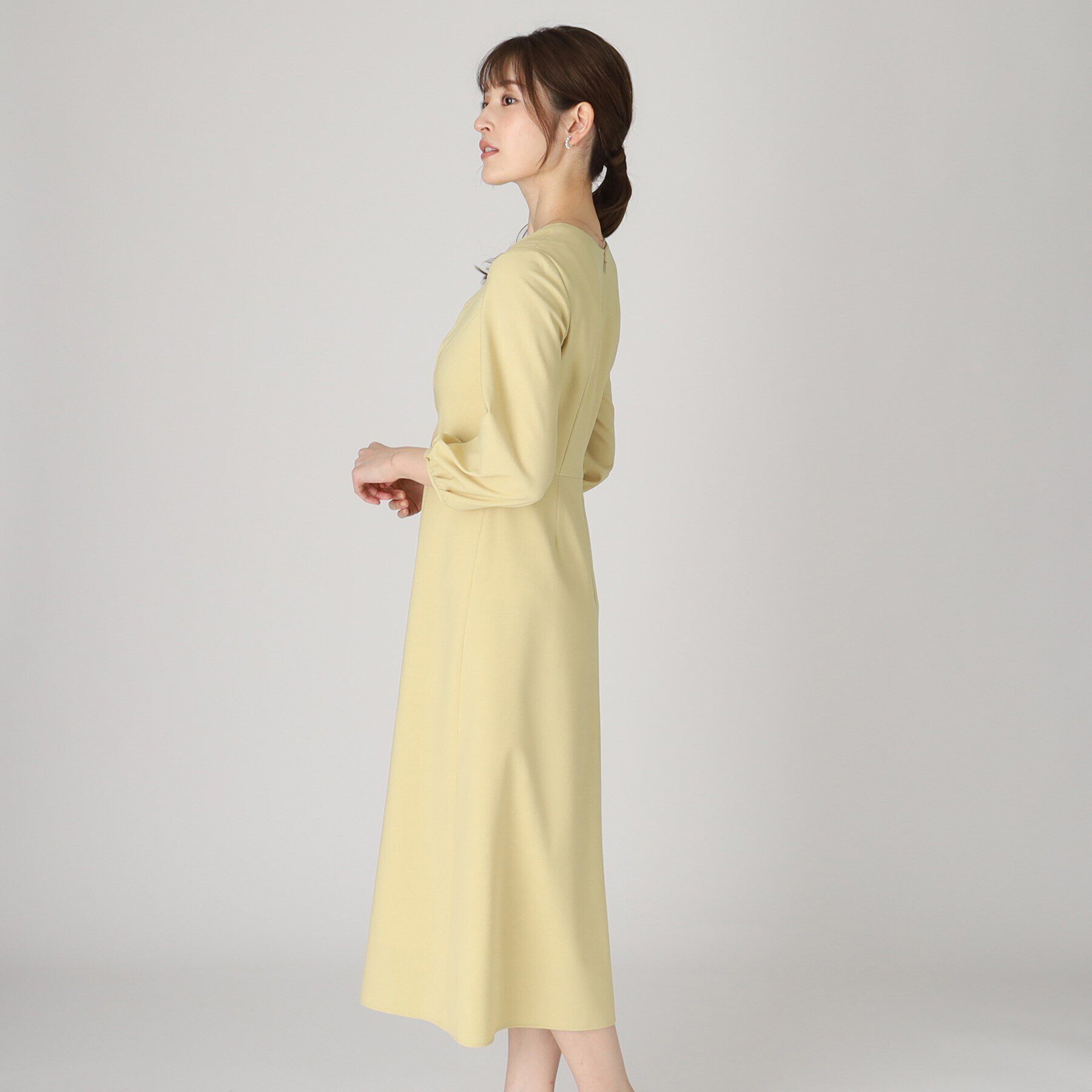 COUP DE CHANCE「【日本製】ねじりデザインワンピース」|ワンピース|