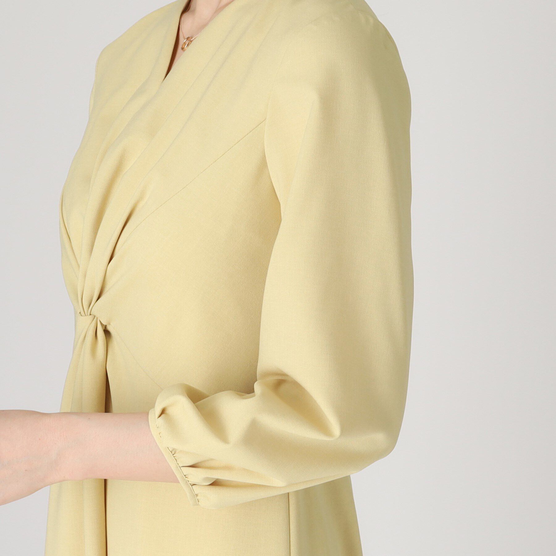 COUP DE CHANCE「【日本製】ねじりデザインワンピース」|ワンピース|