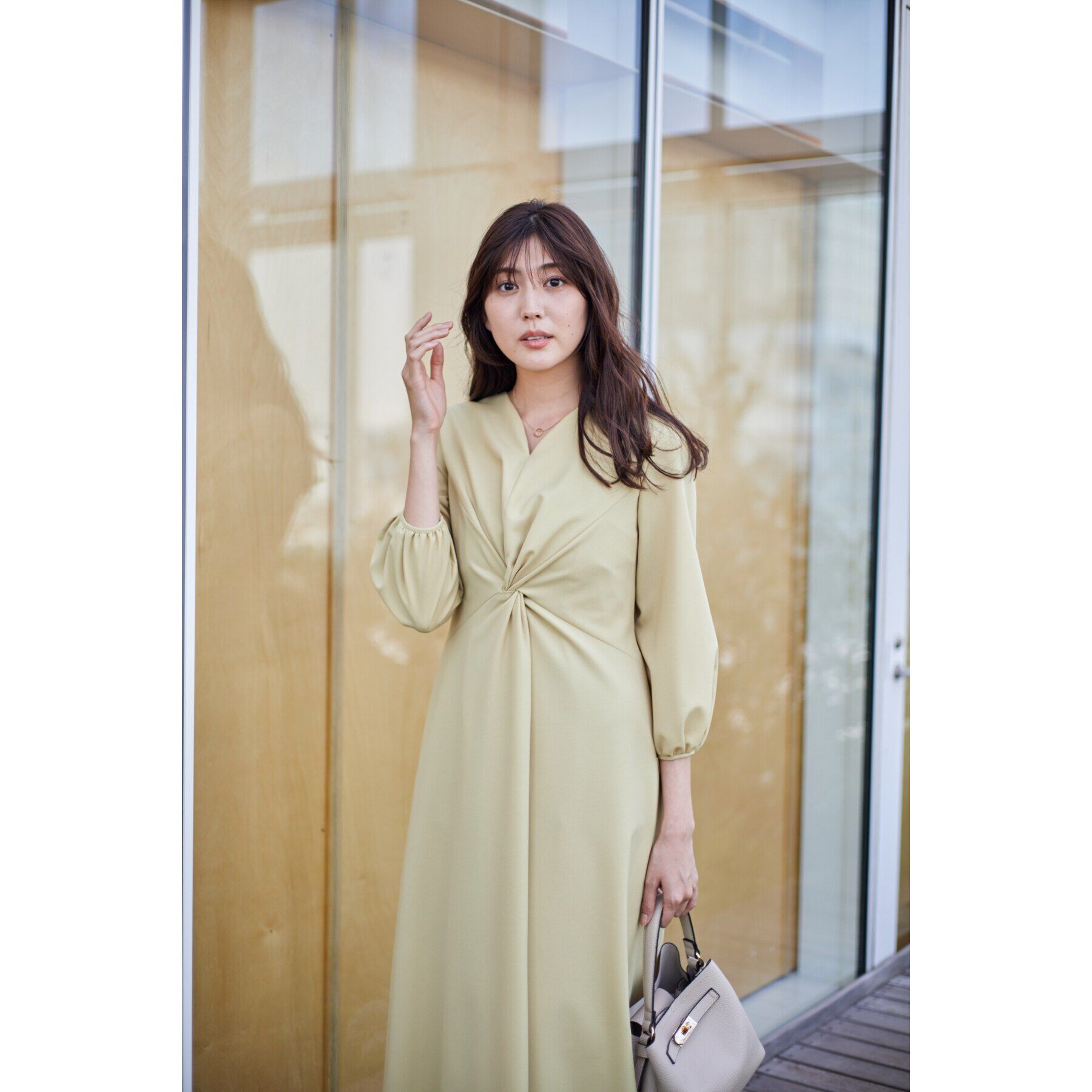 COUP DE CHANCE「【日本製】ねじりデザインワンピース」|ワンピース|