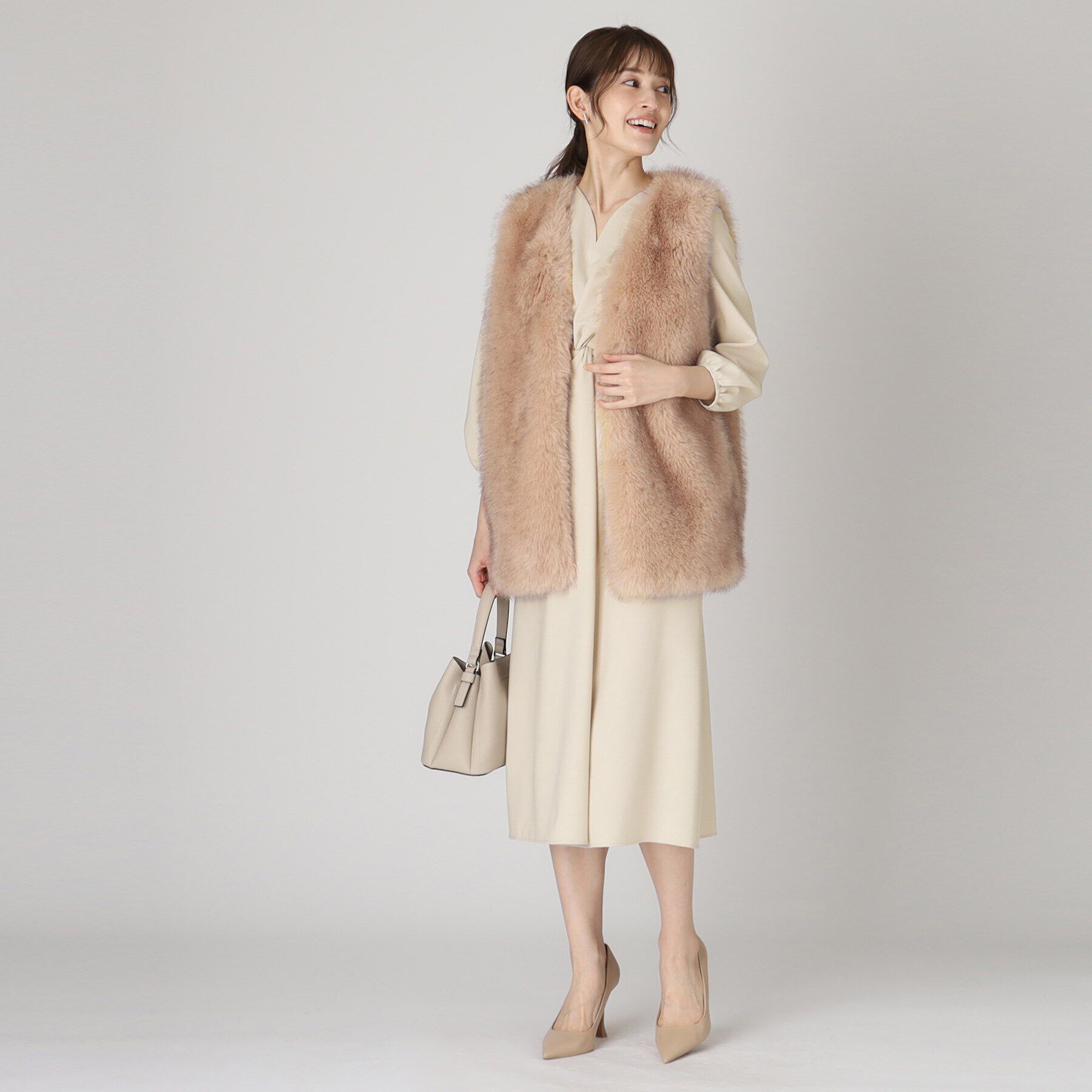 COUP DE CHANCE「【日本製】ねじりデザインワンピース」|ワンピース|