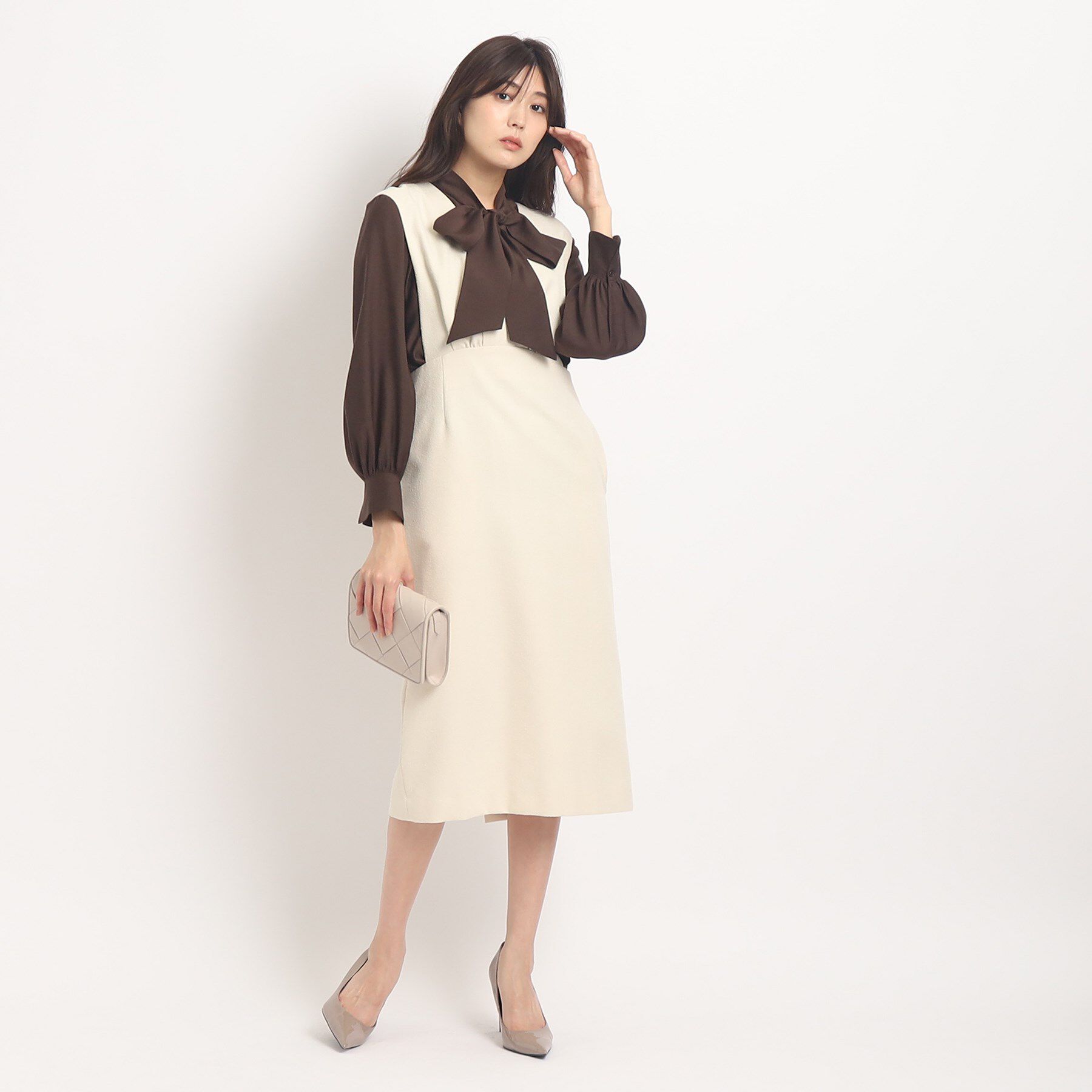 COUP DE CHANCE「【洗える】大人フェミニンワンピース」|ワンピース|