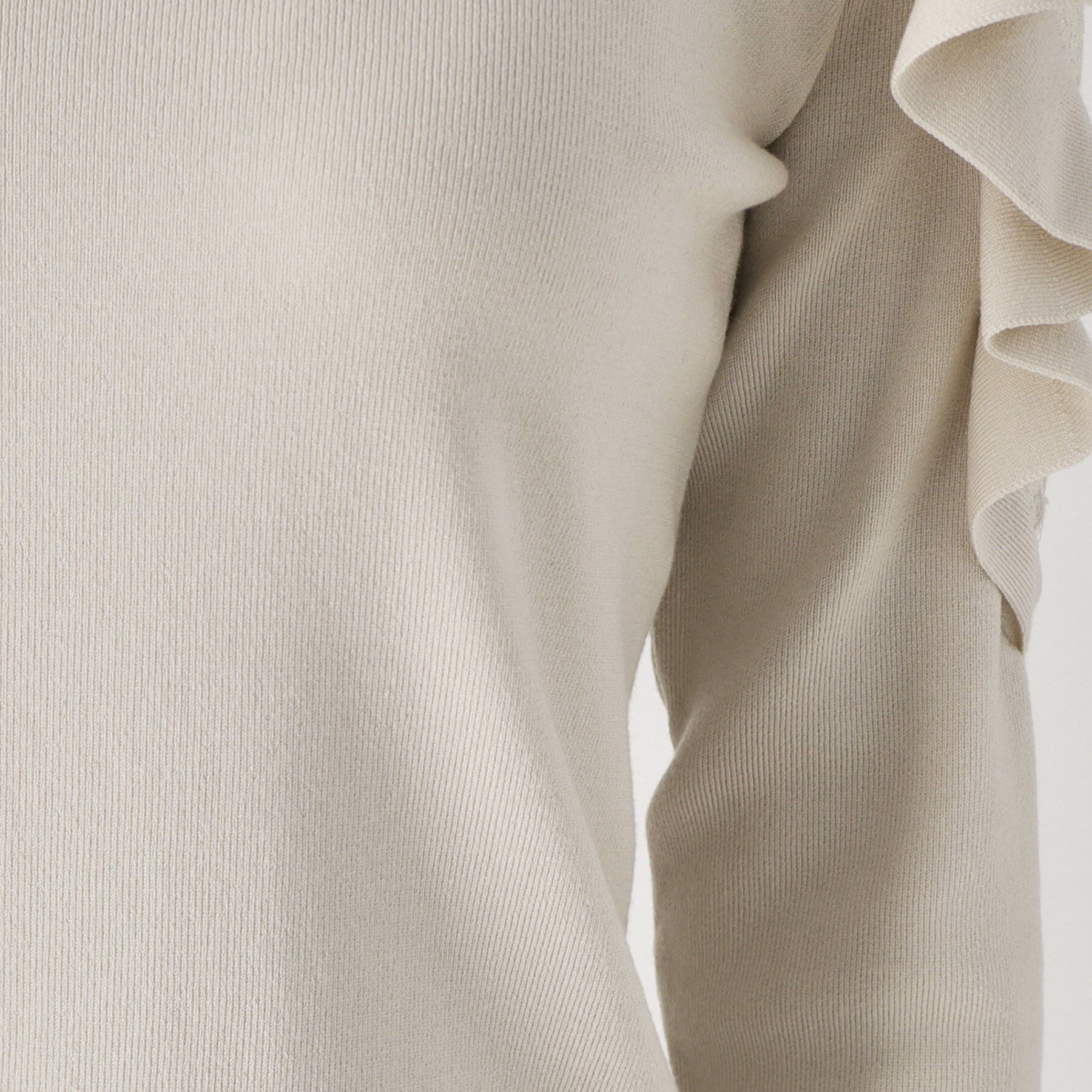 COUP DE CHANCE「【洗える】フリルデザインニット」|ニット・セーター|