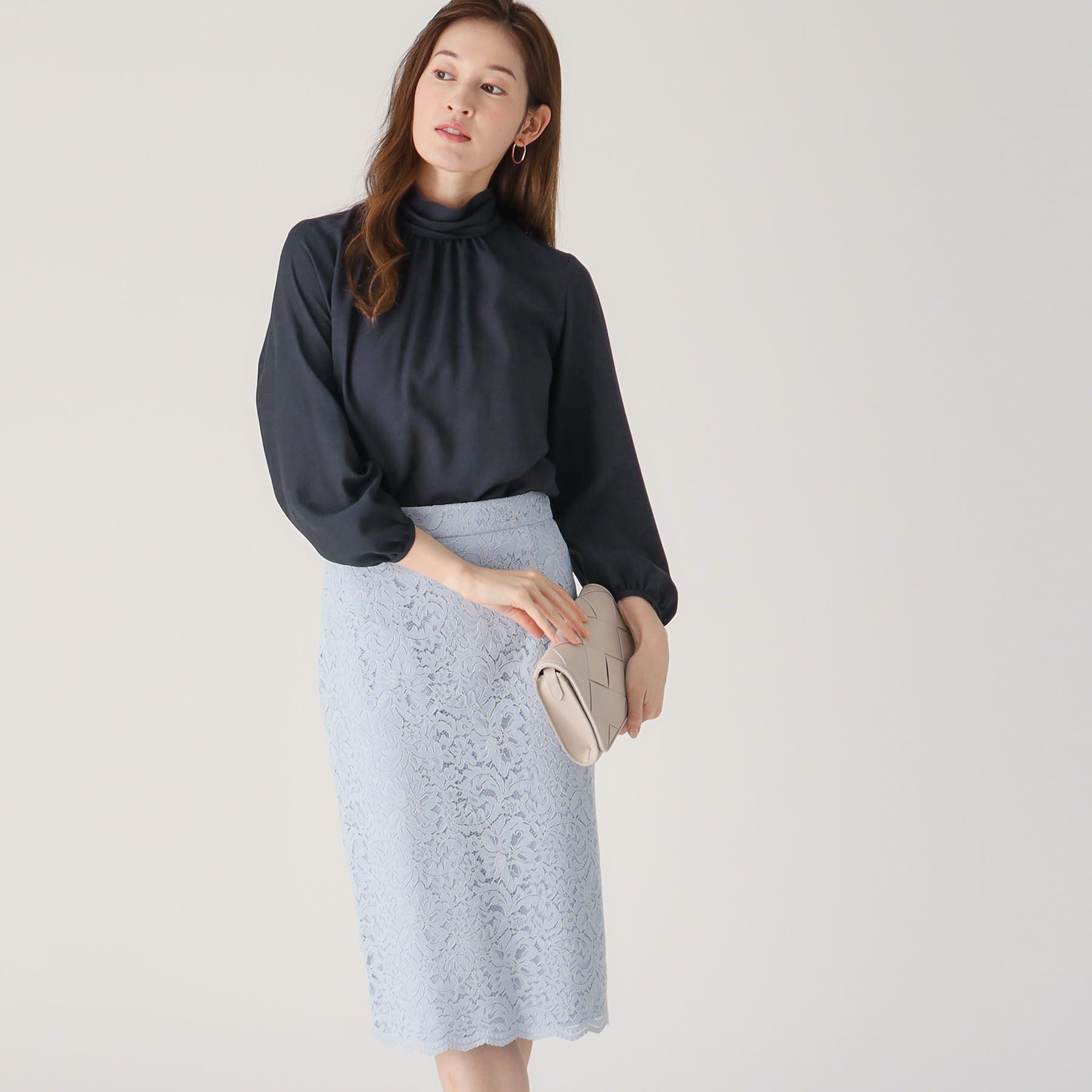 COUP DE CHANCE「【洗える／日本製】ねじりデザインブラウス」|シャツ・ブラウス|