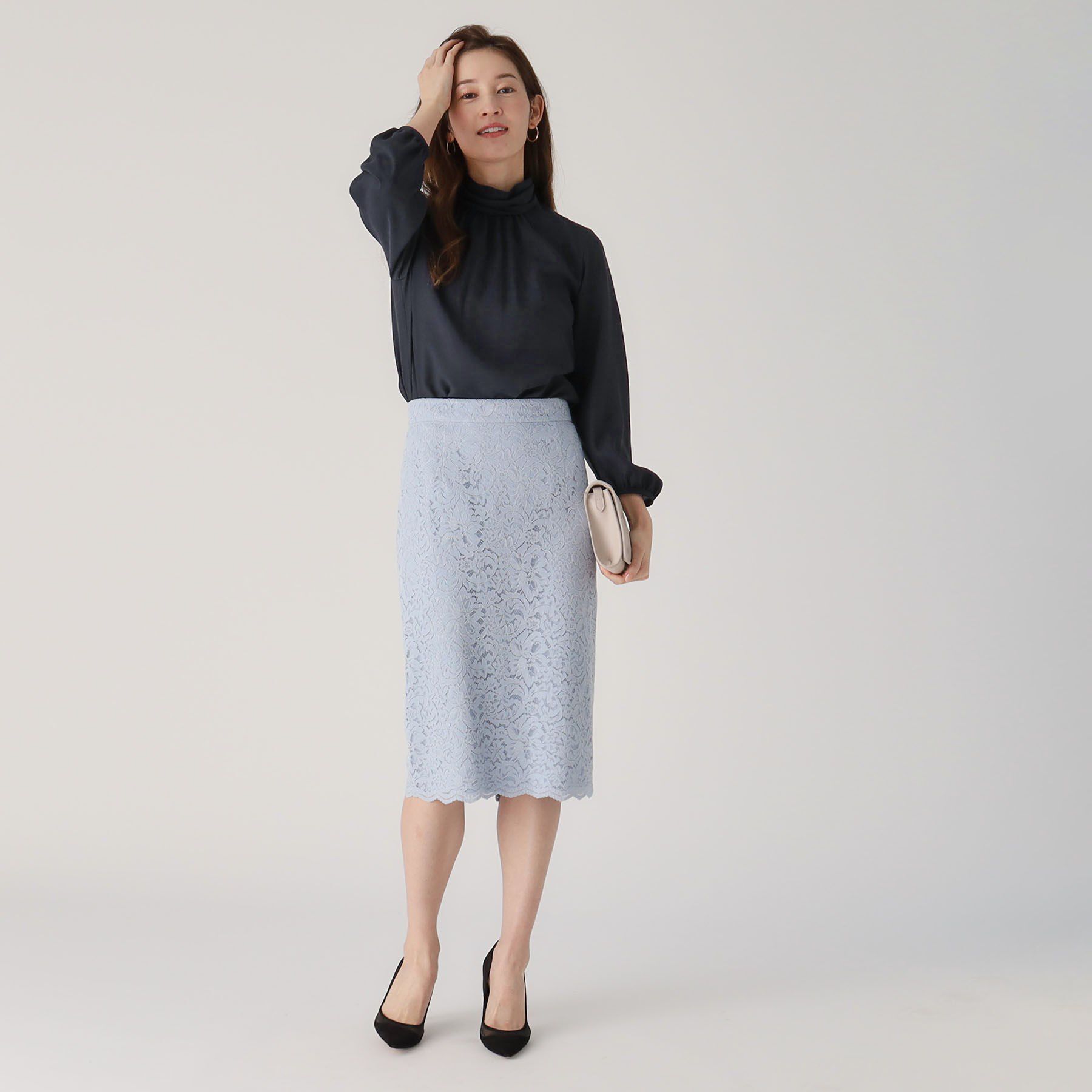 COUP DE CHANCE「【洗える／日本製】ねじりデザインブラウス」|シャツ・ブラウス|