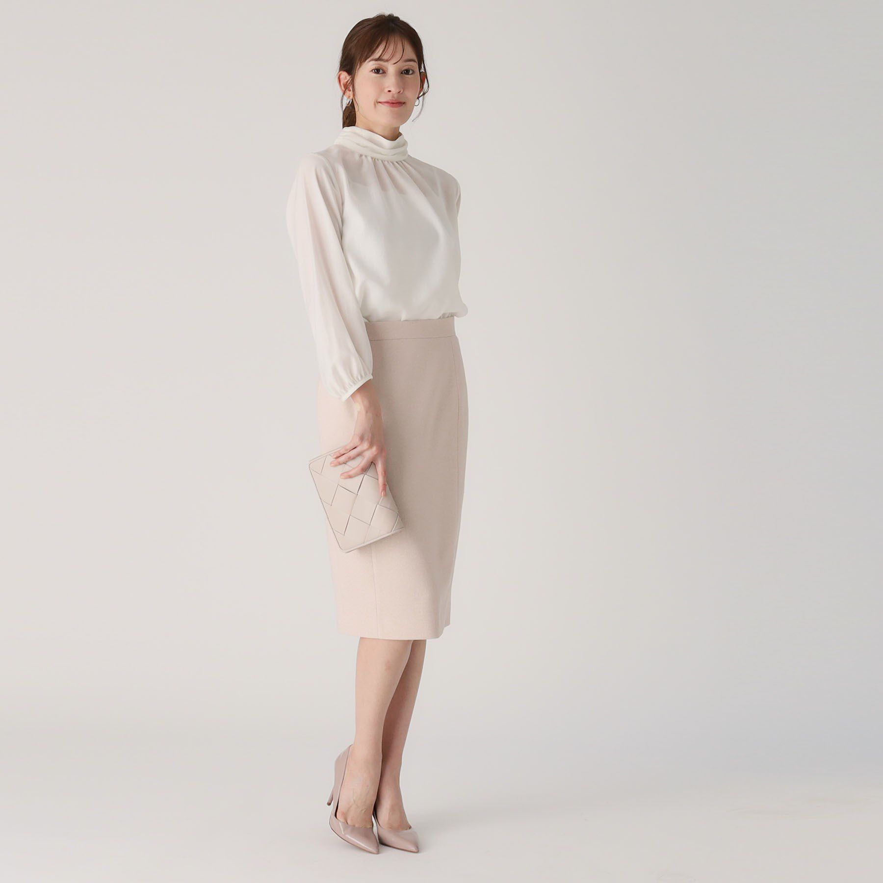 COUP DE CHANCE「【洗える／日本製】ねじりデザインブラウス」|シャツ・ブラウス|