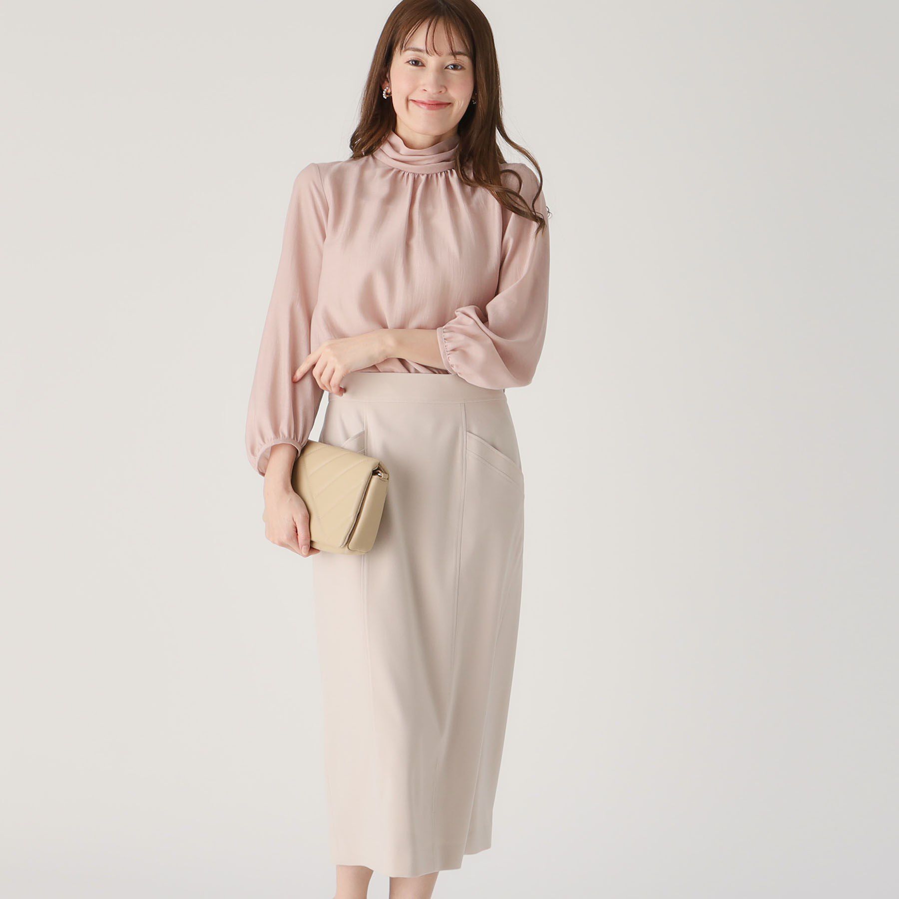 COUP DE CHANCE「【洗える／日本製】ねじりデザインブラウス」|シャツ・ブラウス|