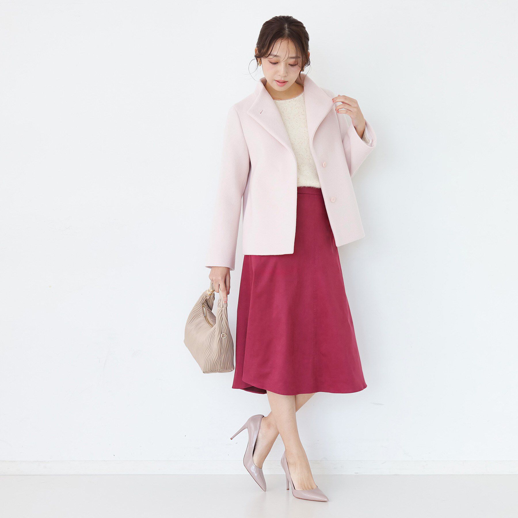 COUP DE CHANCE「【日本製】スタンドカラーのショート丈コート」|その他|