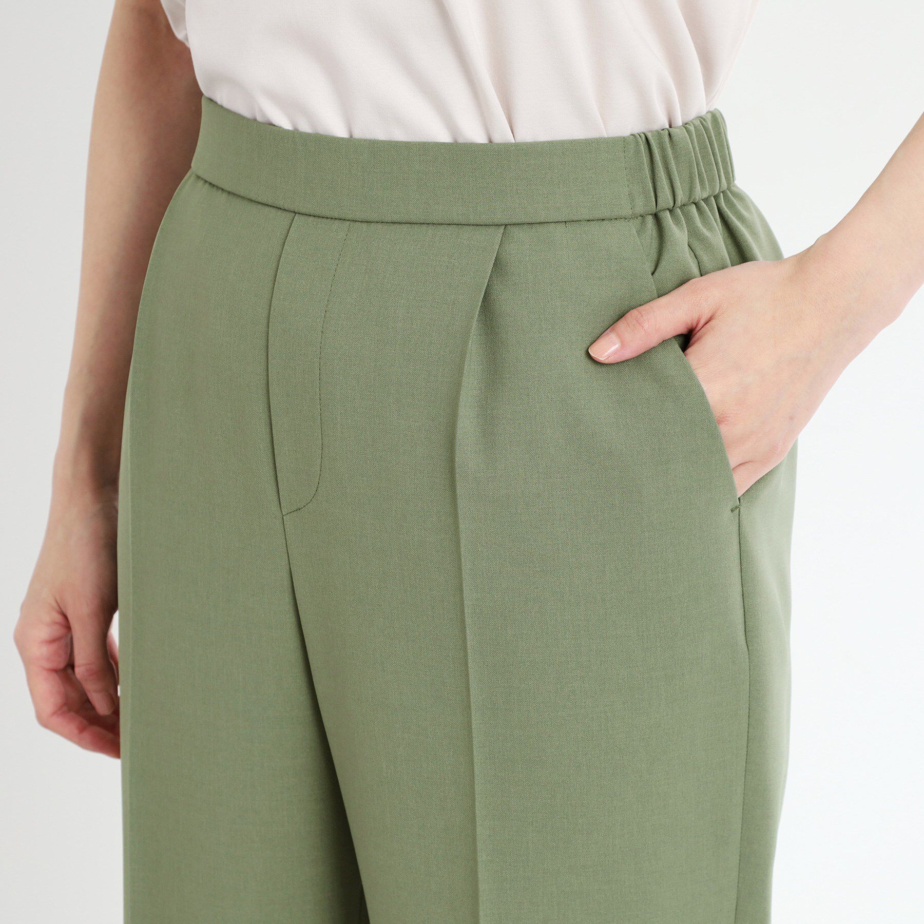 Reflect「【マシンウォッシュ可／セットアップ可能】ストレートシルエットパンツ」|その他|