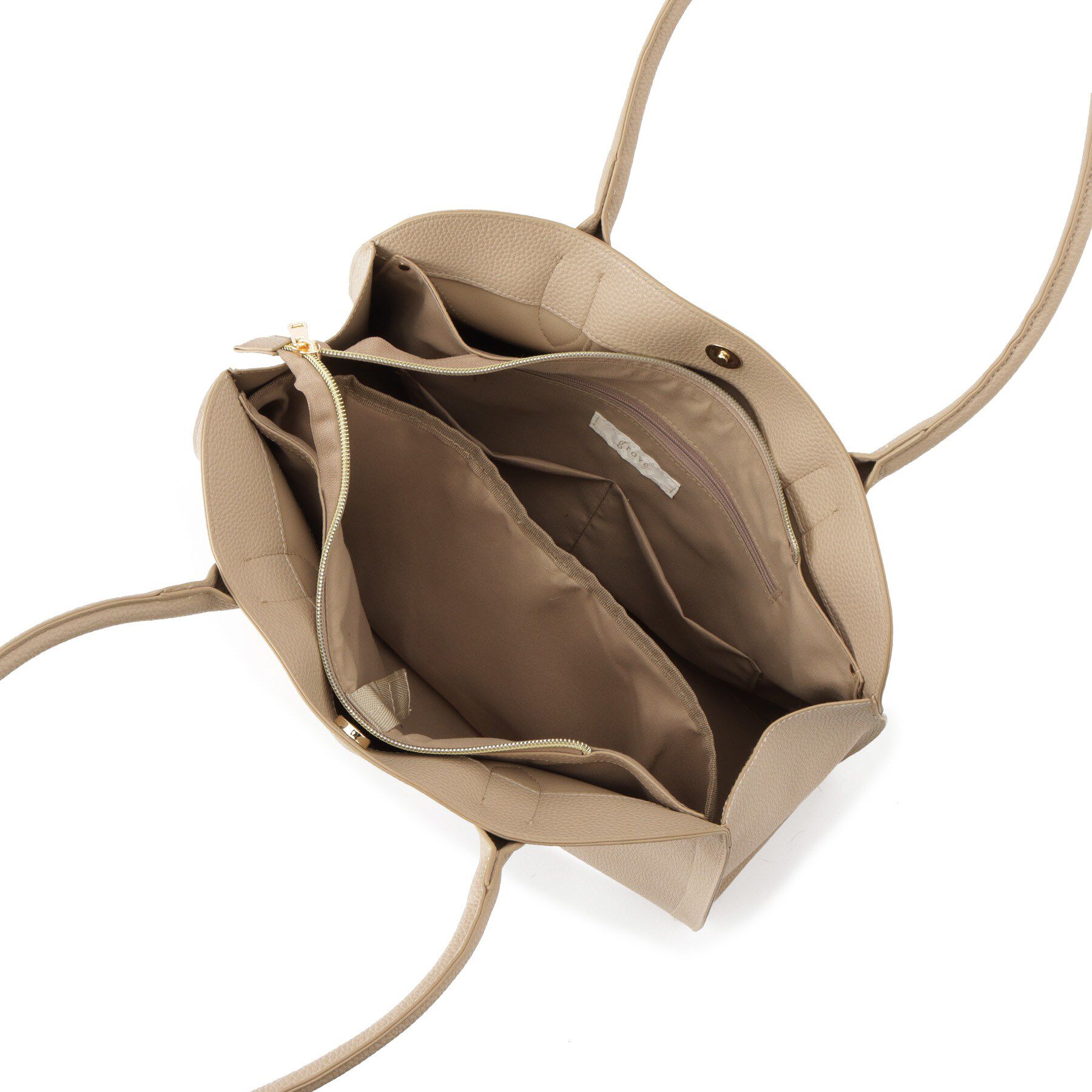 grove「【A4】【トレンドのボストン型】ラウンド機能トート」|トートバッグ|