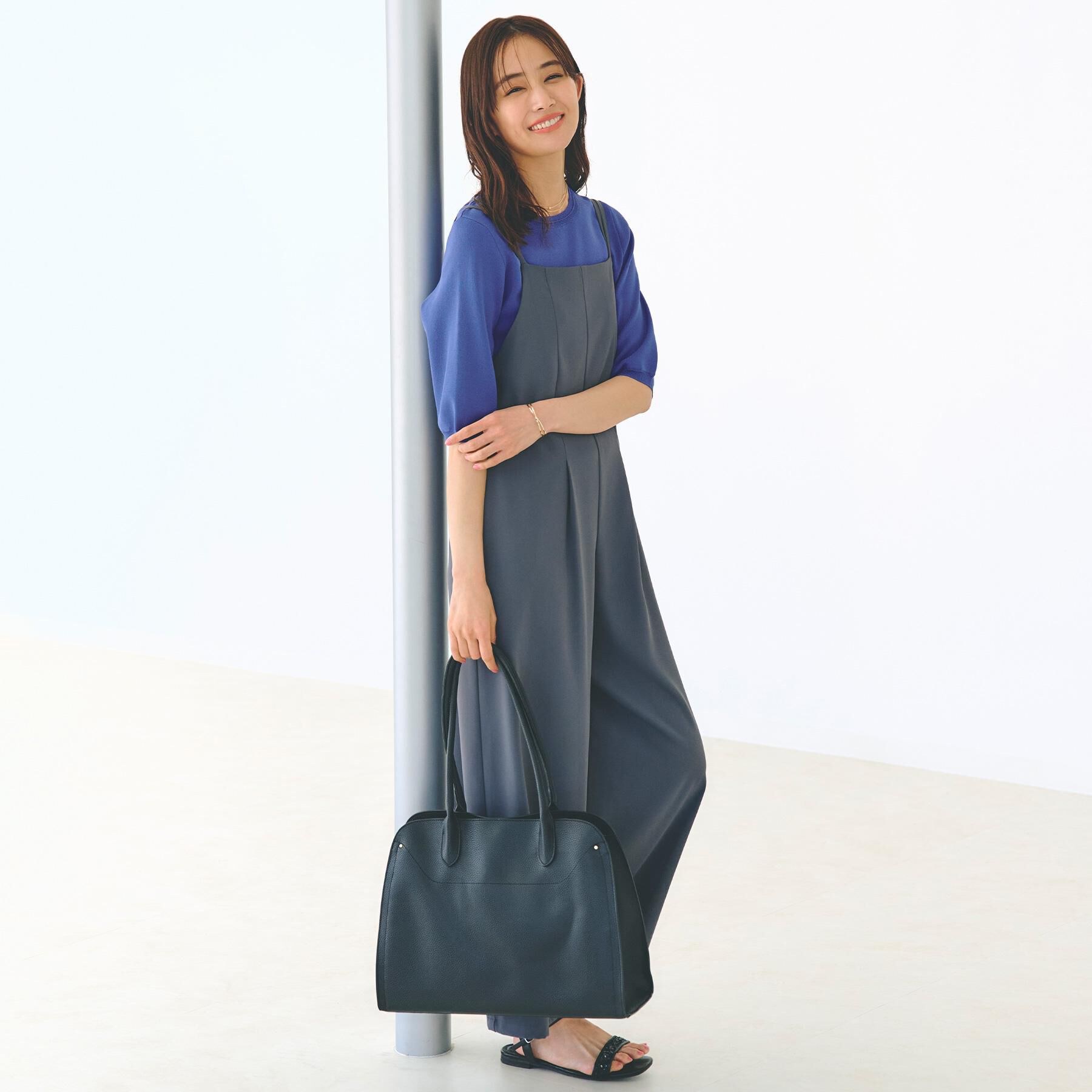 grove「【A4】【トレンドのボストン型】ラウンド機能トート」|トートバッグ|