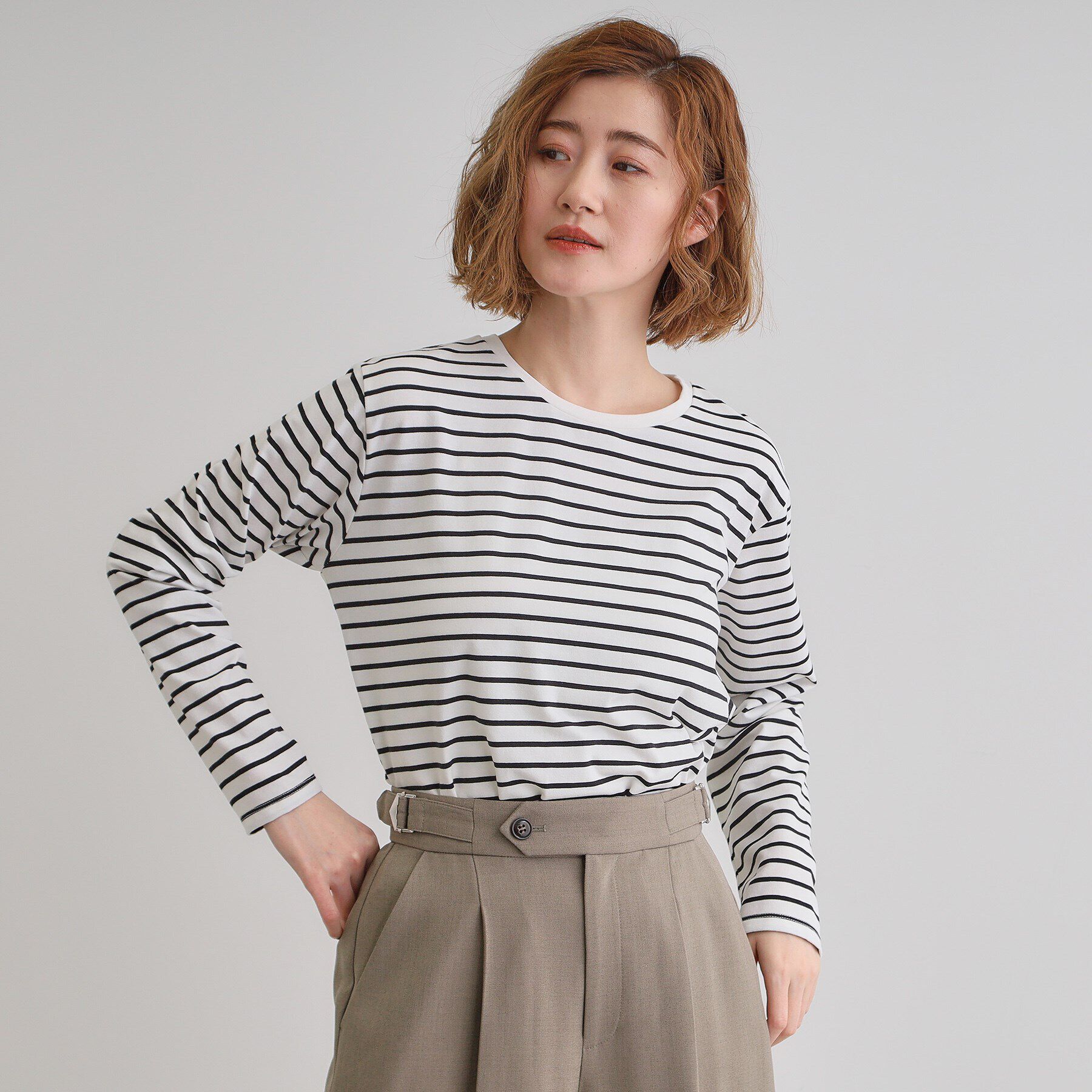 grove「裾テールロンT」|Tシャツ・カットソー|