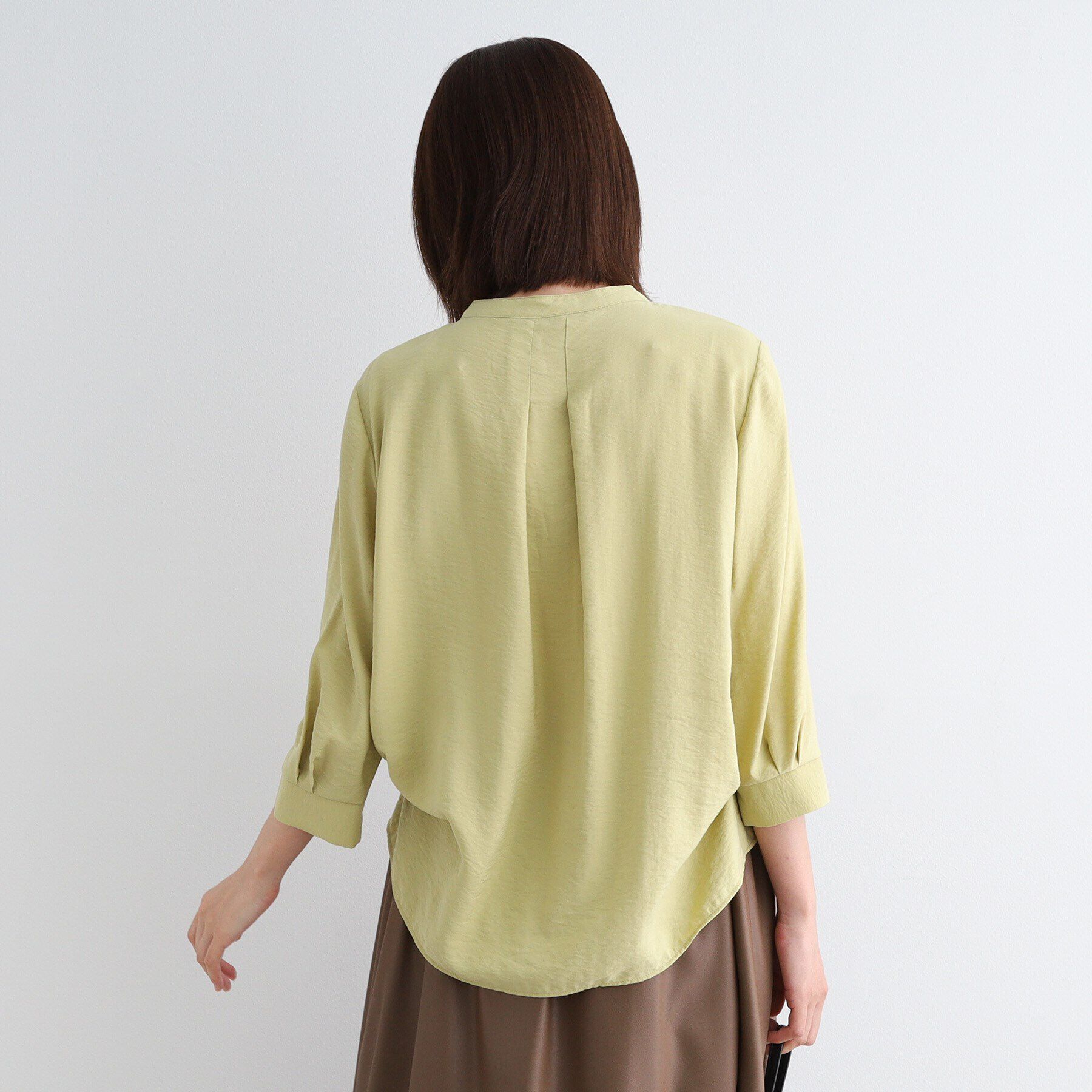 INDIVI「【洗える】ヨークデザインブラウス」|シャツ・ブラウス|