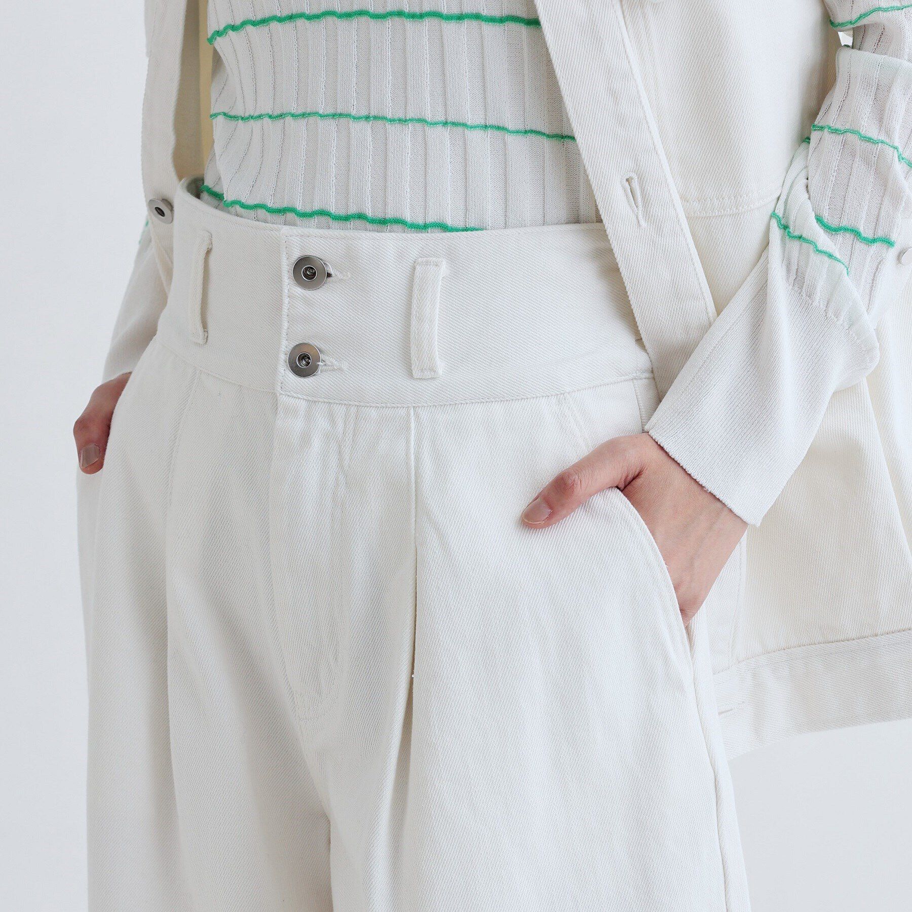 GALLEST「ハイウエストカーブデニム」|デニム|