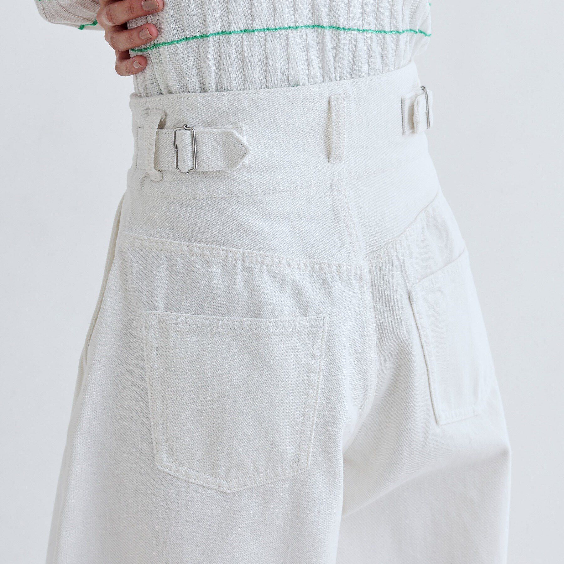 GALLEST「ハイウエストカーブデニム」|デニム|