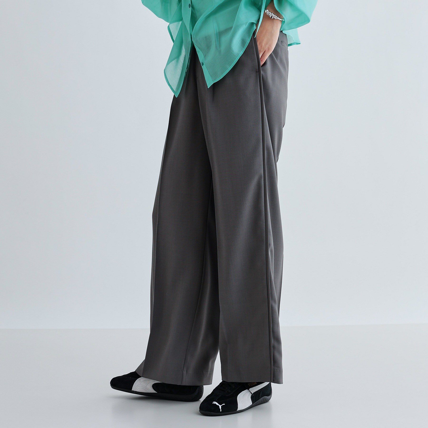 GALLEST「【セットアップ対応】イージーストレートワイドパンツ【カセット服／オケージョン／通勤】」|その他|