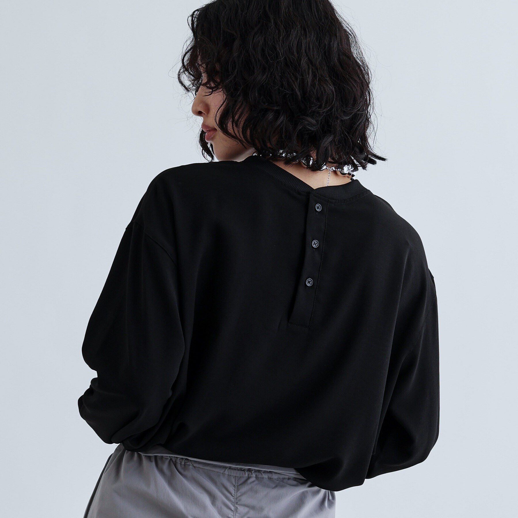 GALLEST「ジョーゼットロゴブラウス」|シャツ・ブラウス|