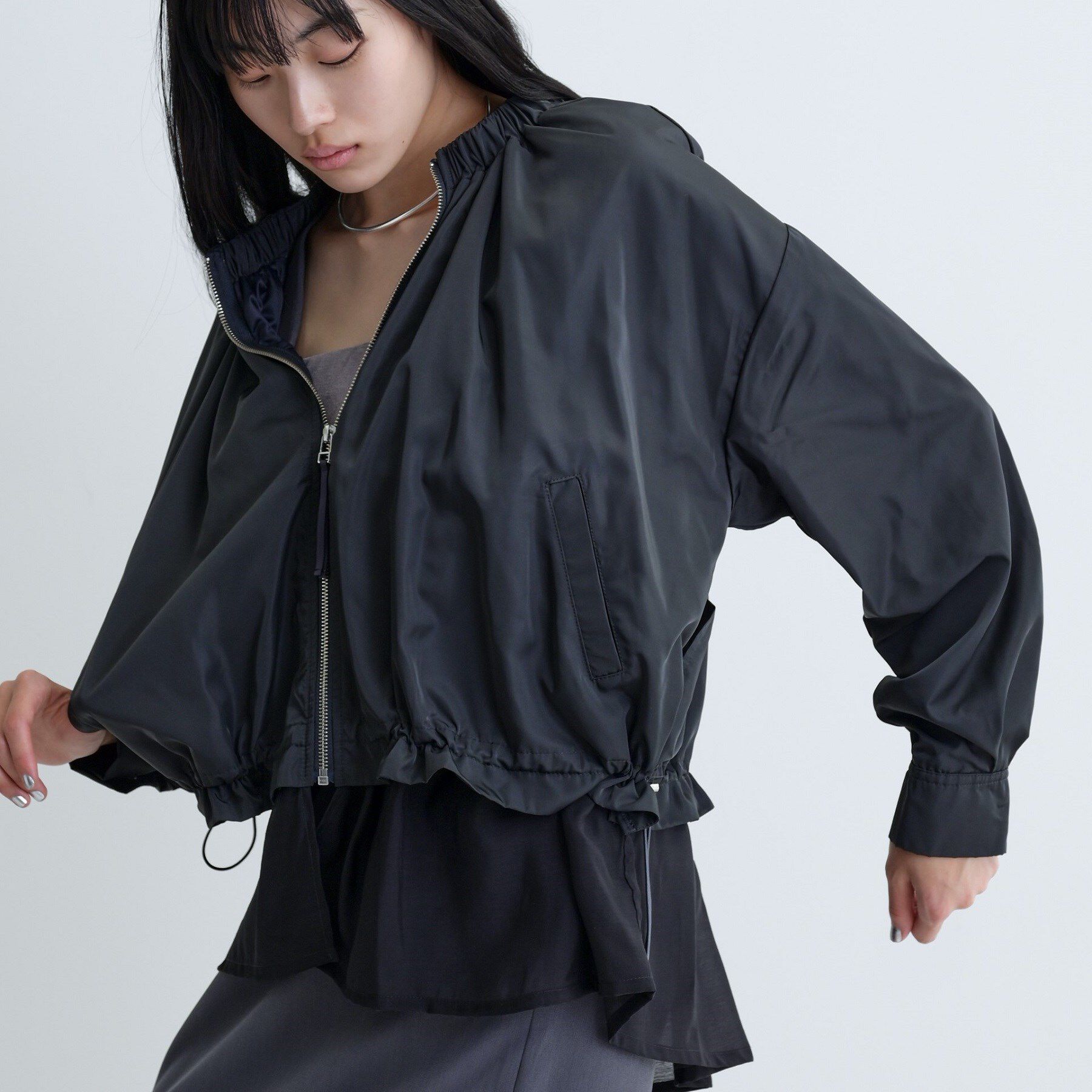 GALLEST「ドロストライトブルゾン」|ブルゾン・スタジャン|