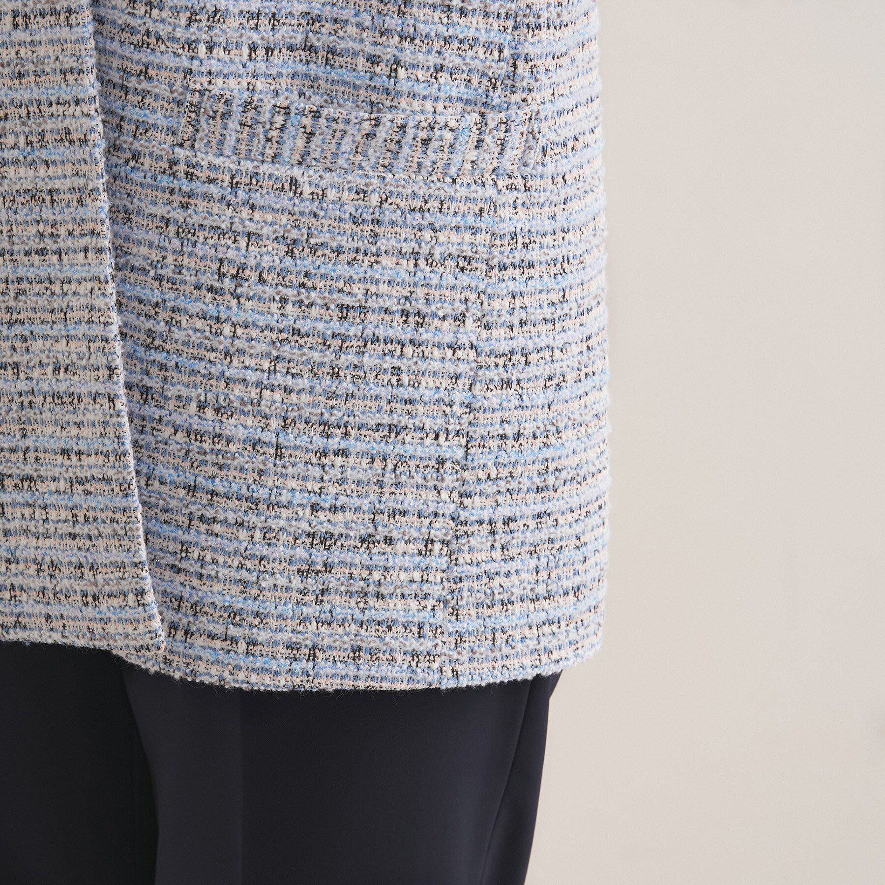 INDIVI「【2点セット／洗える／セレモニー】ツイードジレ＆ボウタイブラウス」|その他|