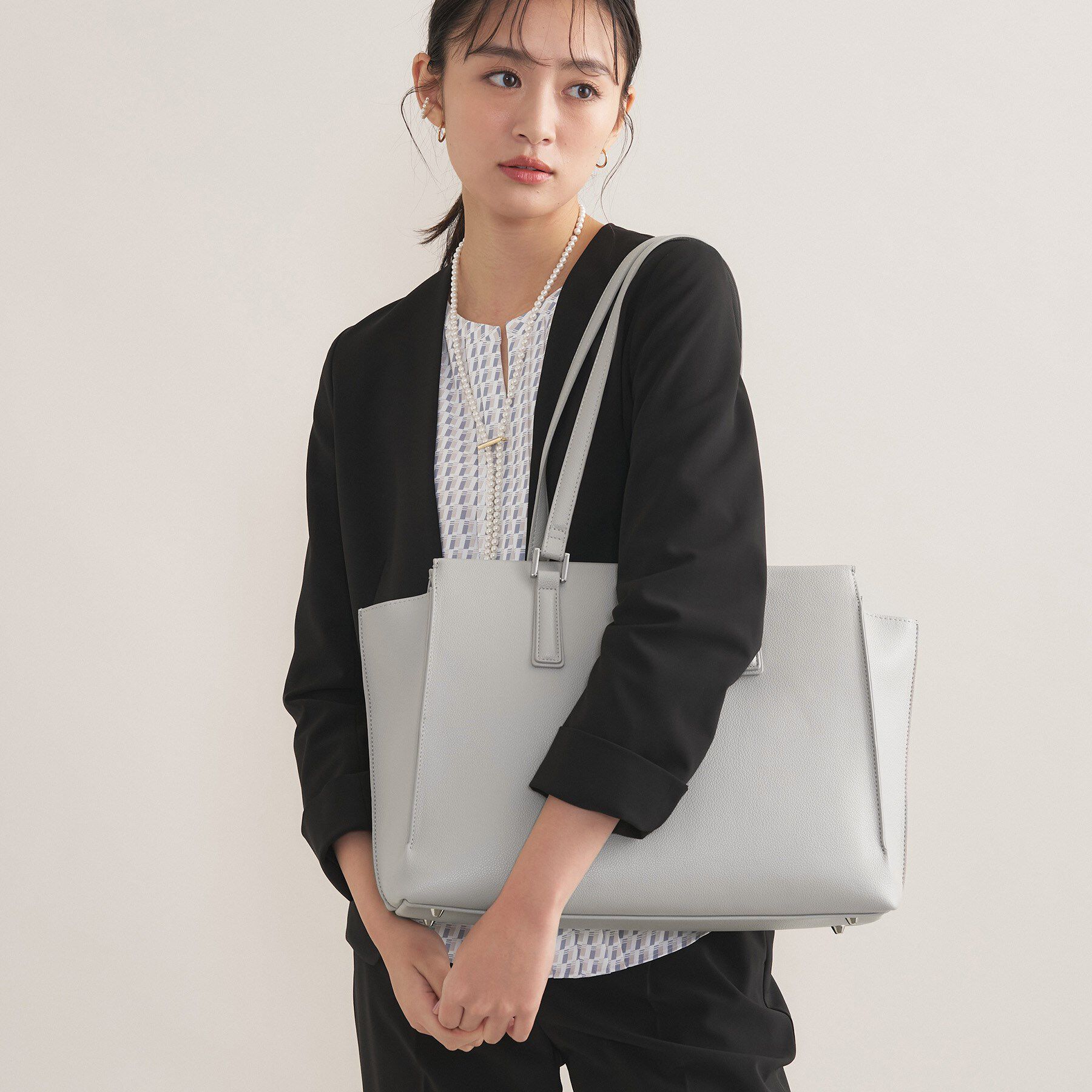 INDIVI「【収納力◎／A4サイズ対応】シゴデキバッグ」|トートバッグ|