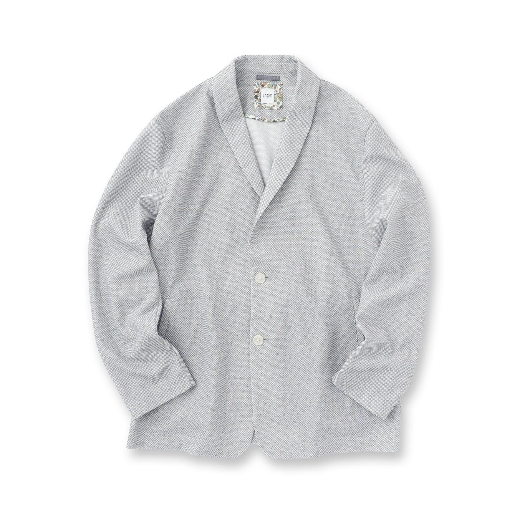 TAKEO KIKUCHI「【抗菌防臭/尾州織】ドビーメッシュ ショールカラー カーディガン」|カーディガン|