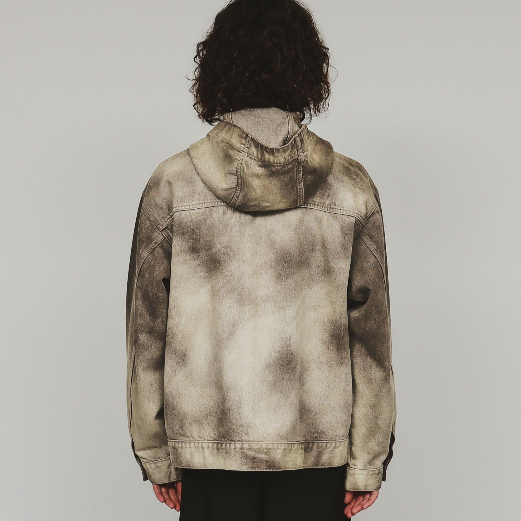 tk.TAKEO KIKUCHI「【セットアップ対応】フーデットデニムブルゾン」|ブルゾン・スタジャン|