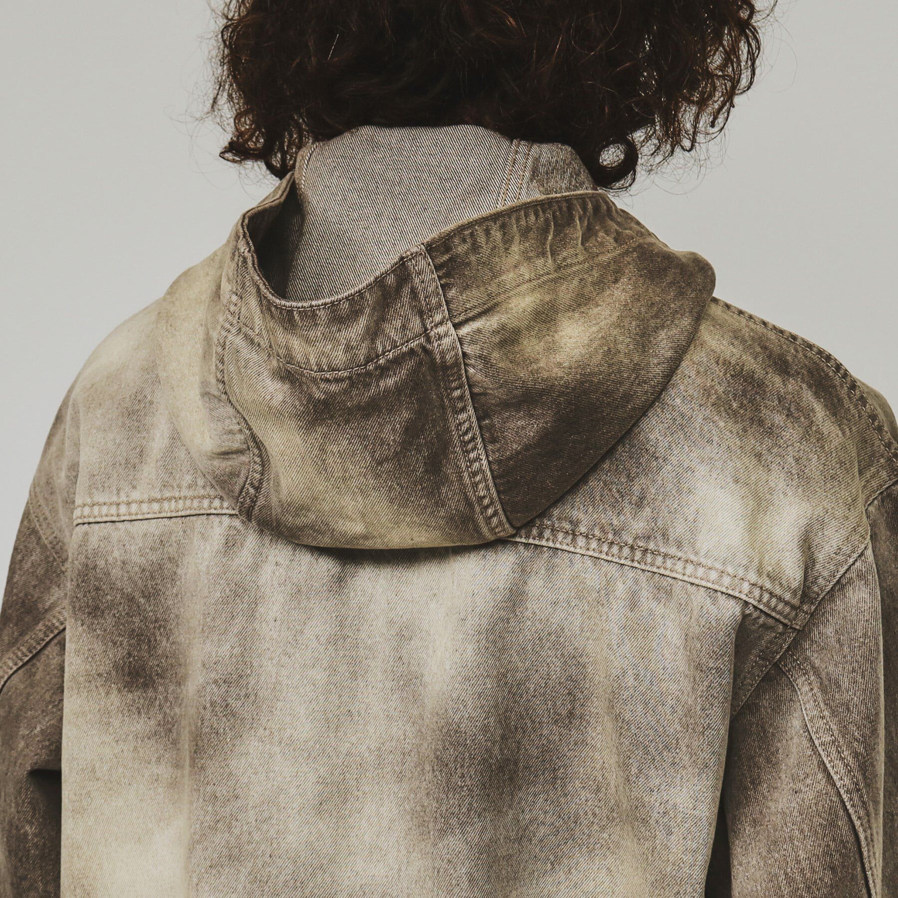 tk.TAKEO KIKUCHI「【セットアップ対応】フーデットデニムブルゾン」|ブルゾン・スタジャン|