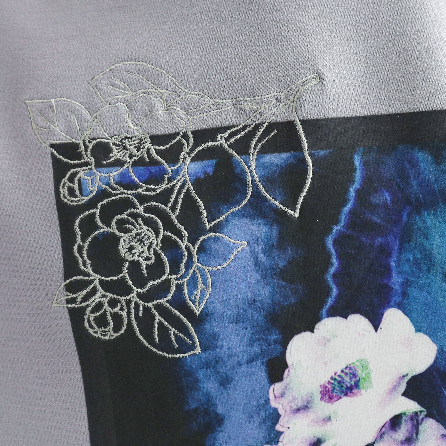 tk.TAKEO KIKUCHI「リリーエンブロ＆プリントカットソー」|パーカー|