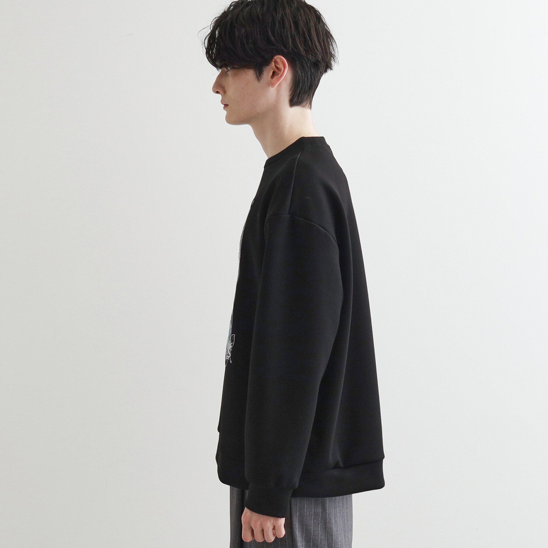 tk.TAKEO KIKUCHI「リリーエンブロ＆プリントカットソー」|パーカー|