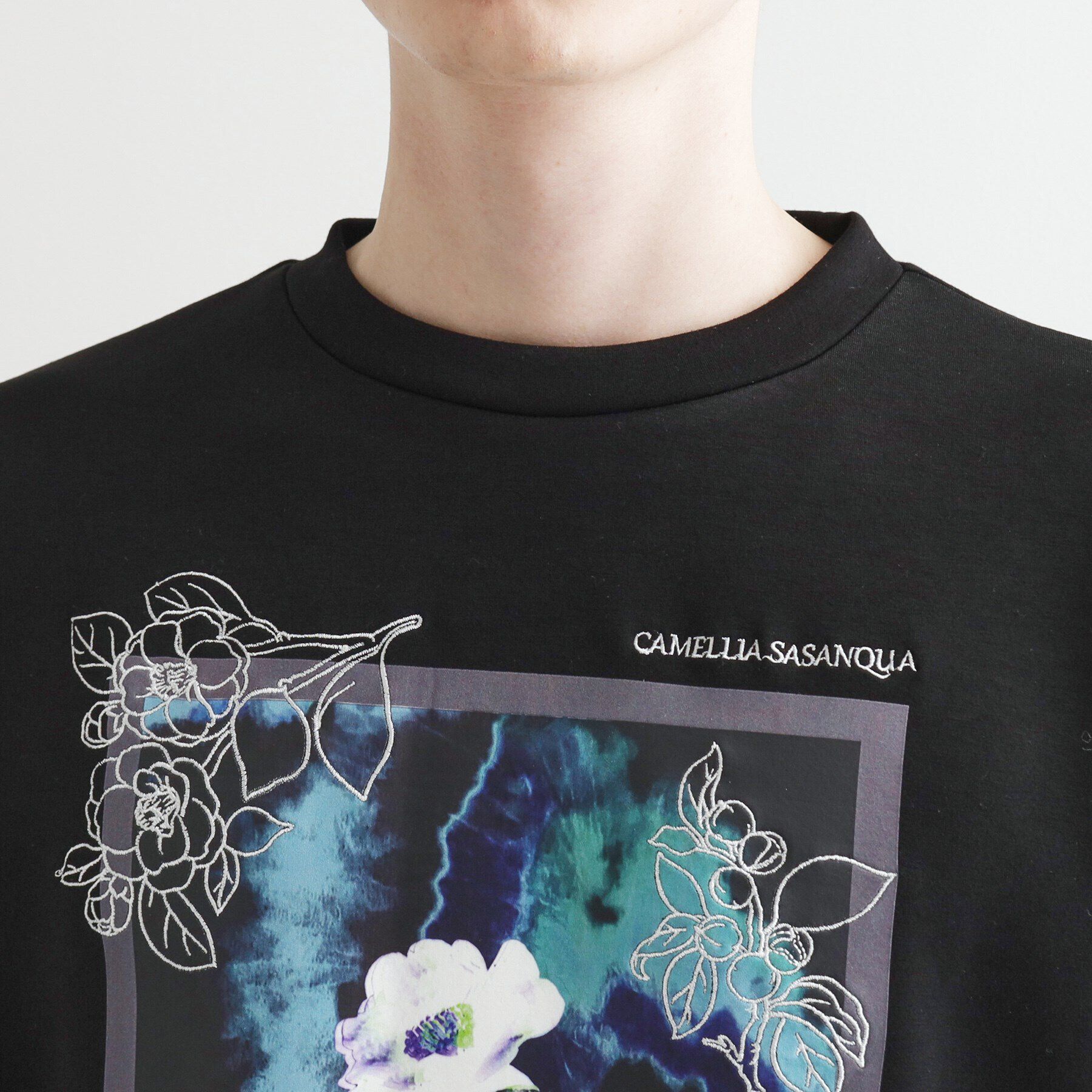 tk.TAKEO KIKUCHI「リリーエンブロ＆プリントカットソー」|パーカー|