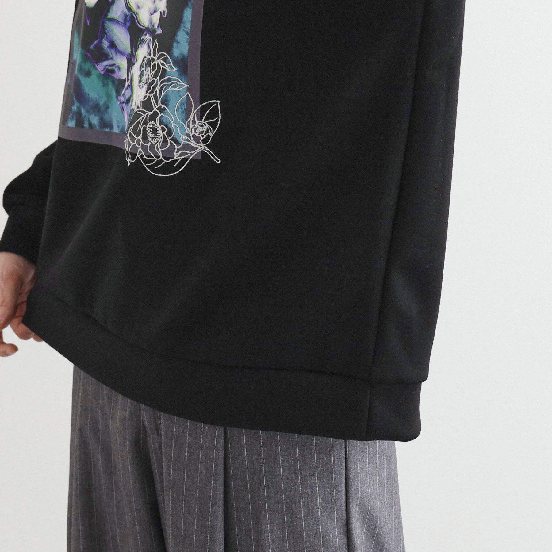 tk.TAKEO KIKUCHI「リリーエンブロ＆プリントカットソー」|パーカー|