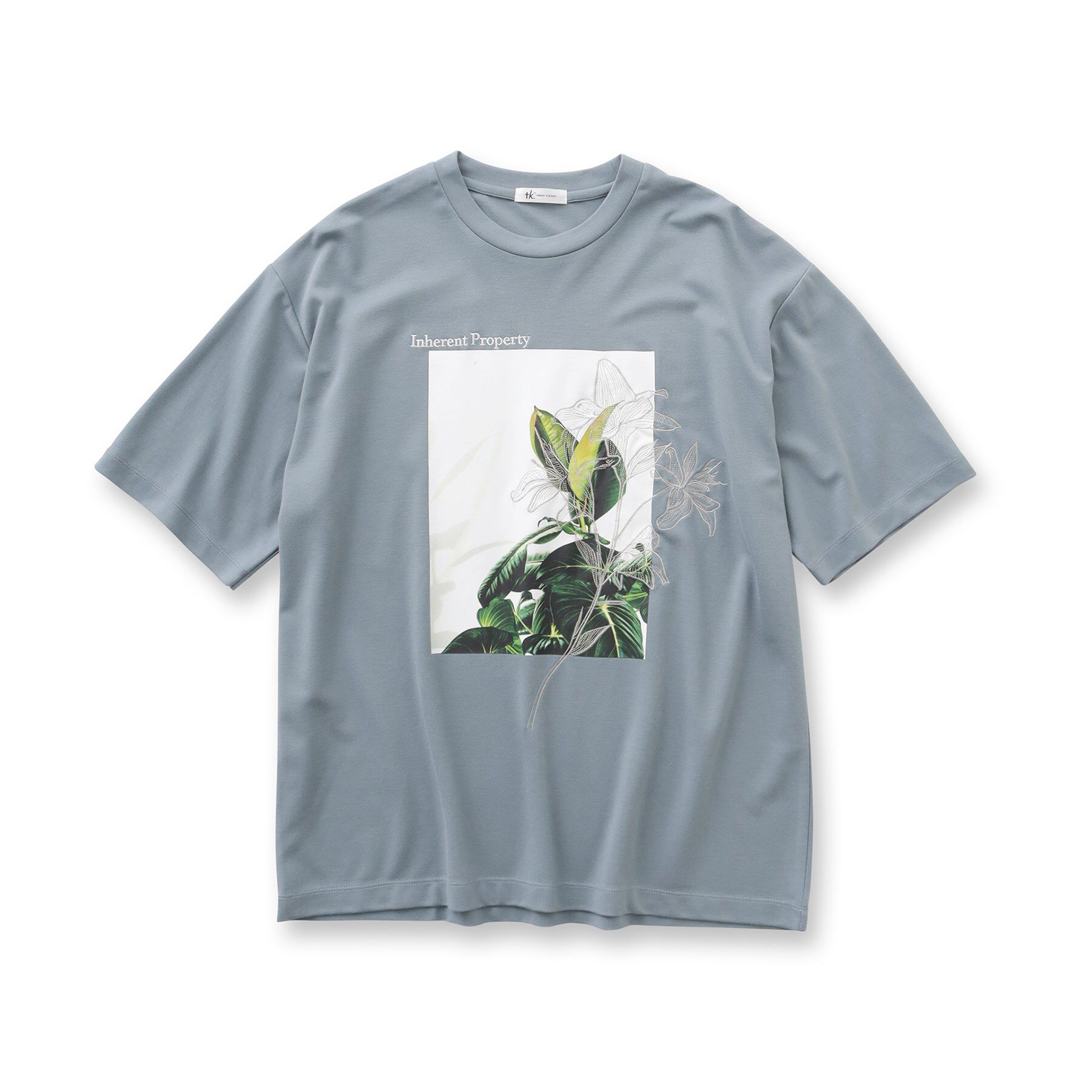tk.TAKEO KIKUCHI「フラワープリントTシャツ」|Tシャツ・カットソー|