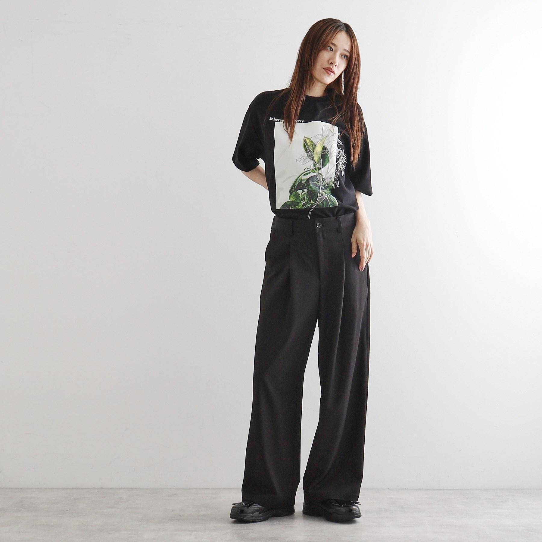 tk.TAKEO KIKUCHI「フラワープリントTシャツ」|Tシャツ・カットソー|