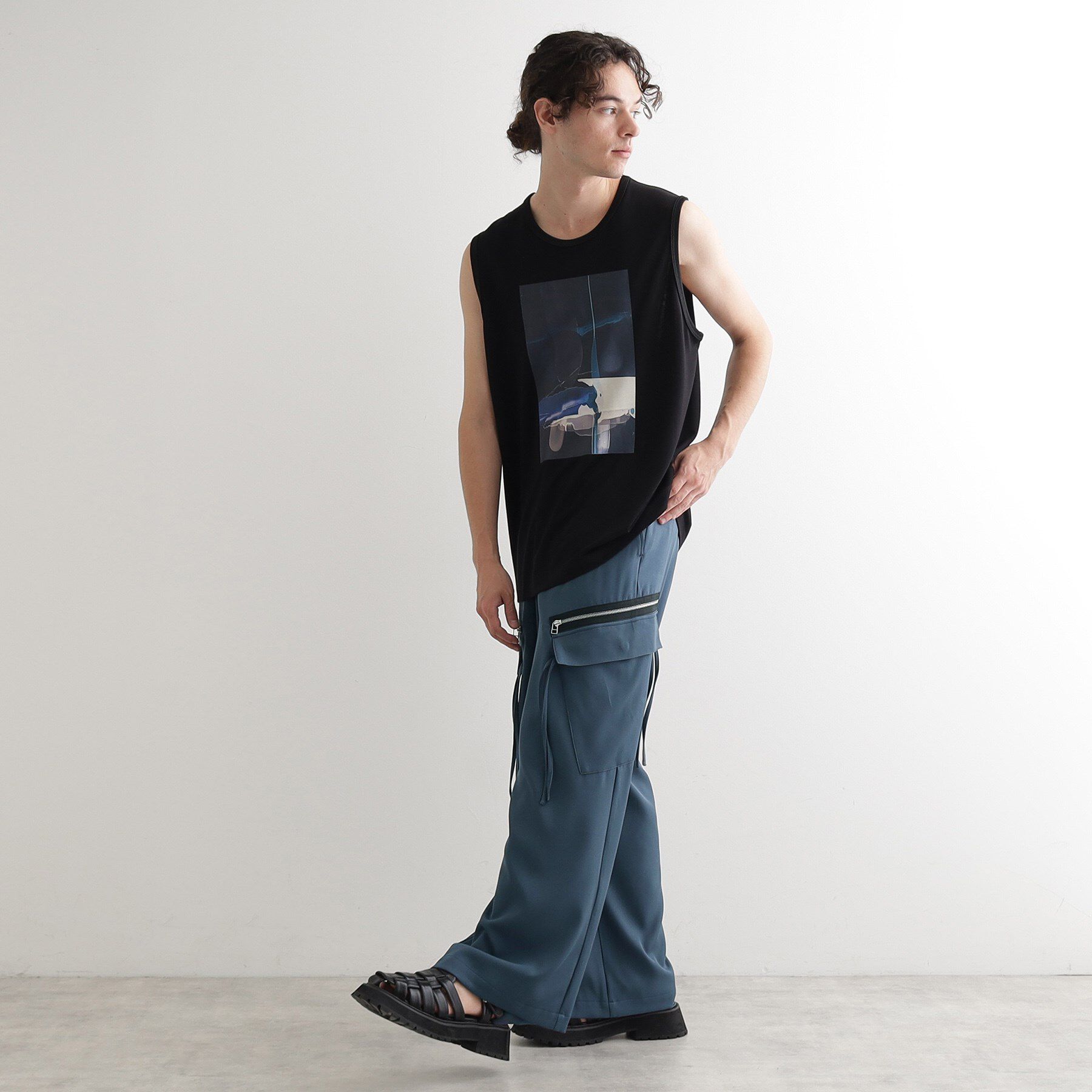 tk.TAKEO KIKUCHI「AラインサイドZIPカーゴパンツ」|その他|