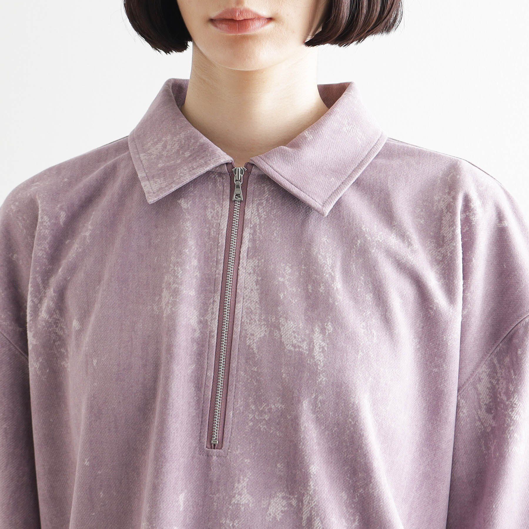 tk.TAKEO KIKUCHI「ヴィンテージライクハーフジップポロシャツ」|ポロシャツ|