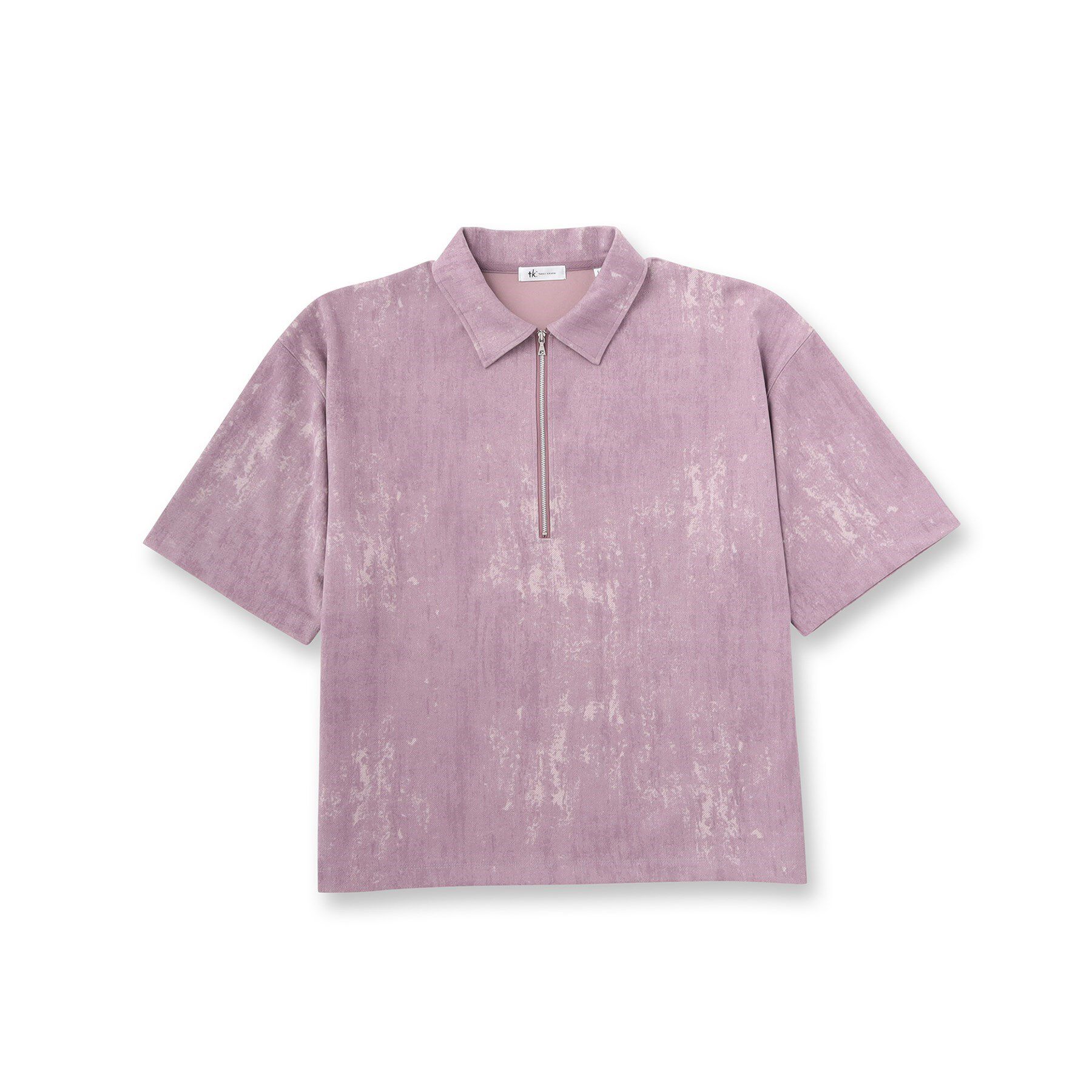 tk.TAKEO KIKUCHI「ヴィンテージライクハーフジップポロシャツ」|ポロシャツ|