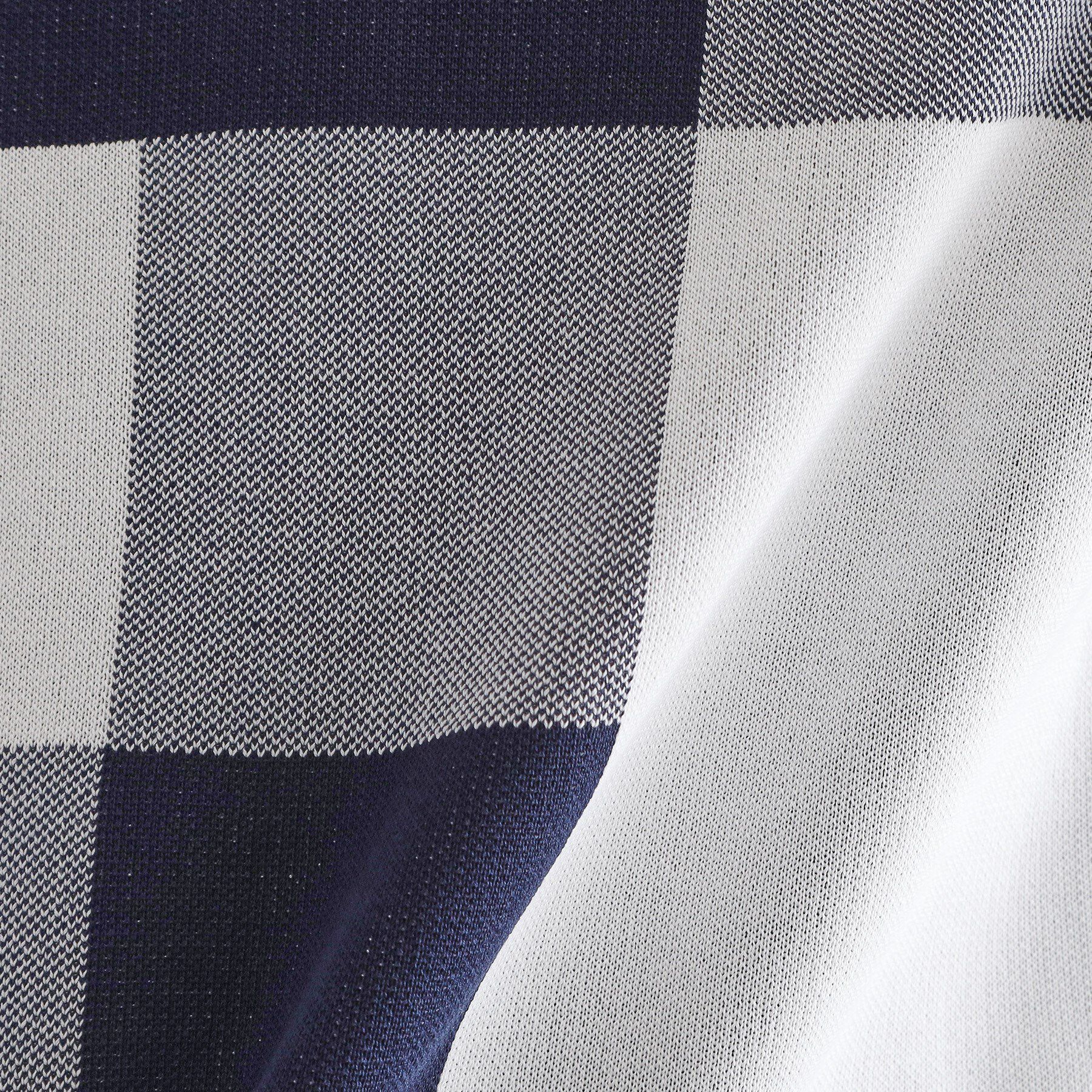 tk.TAKEO KIKUCHI「ニットドッキングブロックチェック」|Tシャツ・カットソー|