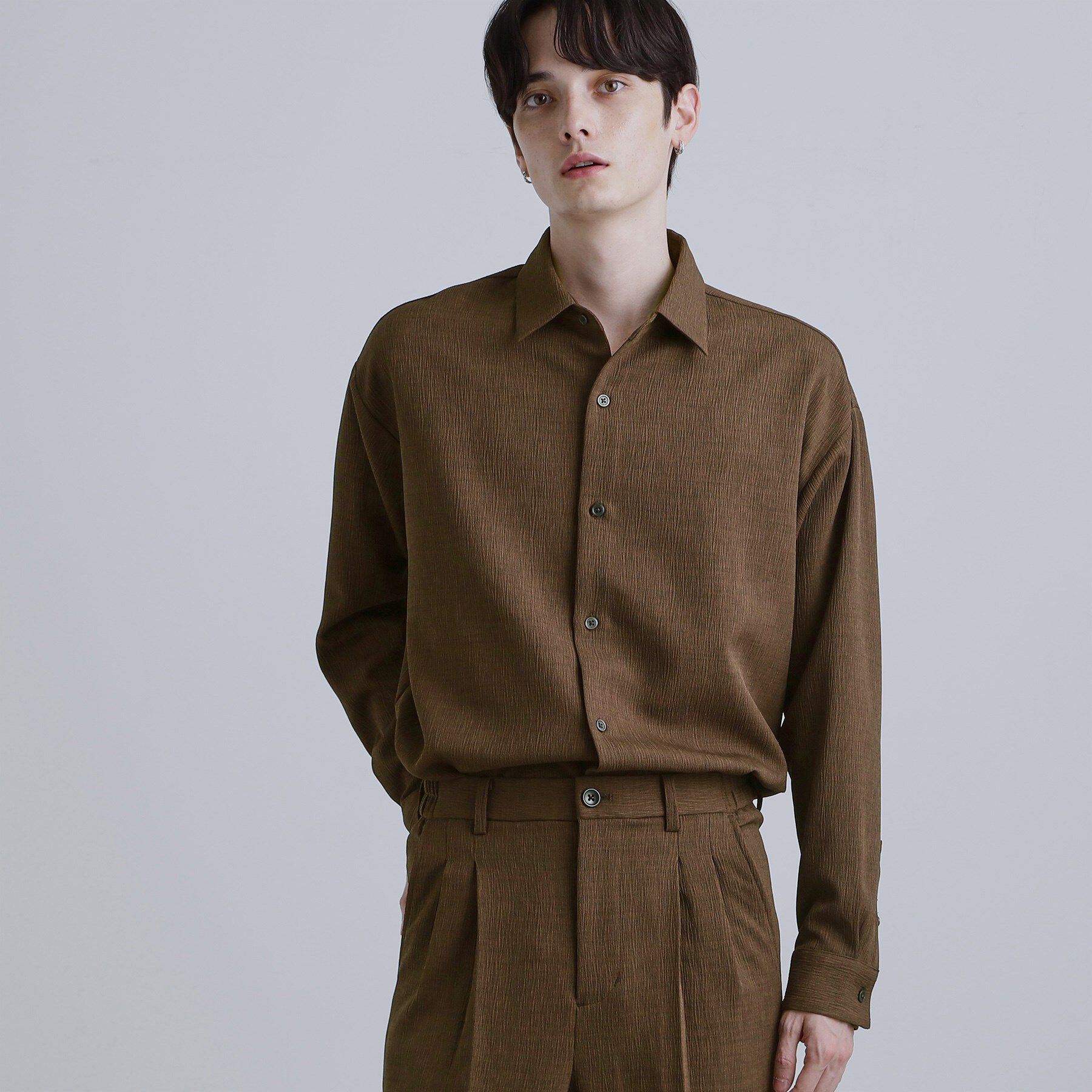 tk.TAKEO KIKUCHI「テッククレープシャツ」|シャツ・ブラウス|