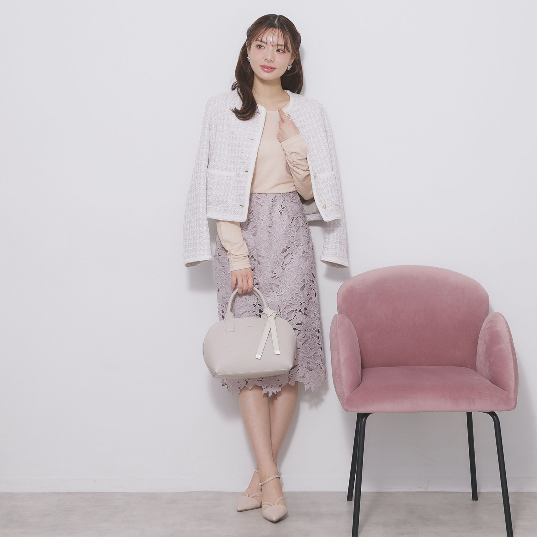 index「ラメシアーリブトップス【洗濯機OK/接触冷感】」|Tシャツ・カットソー|