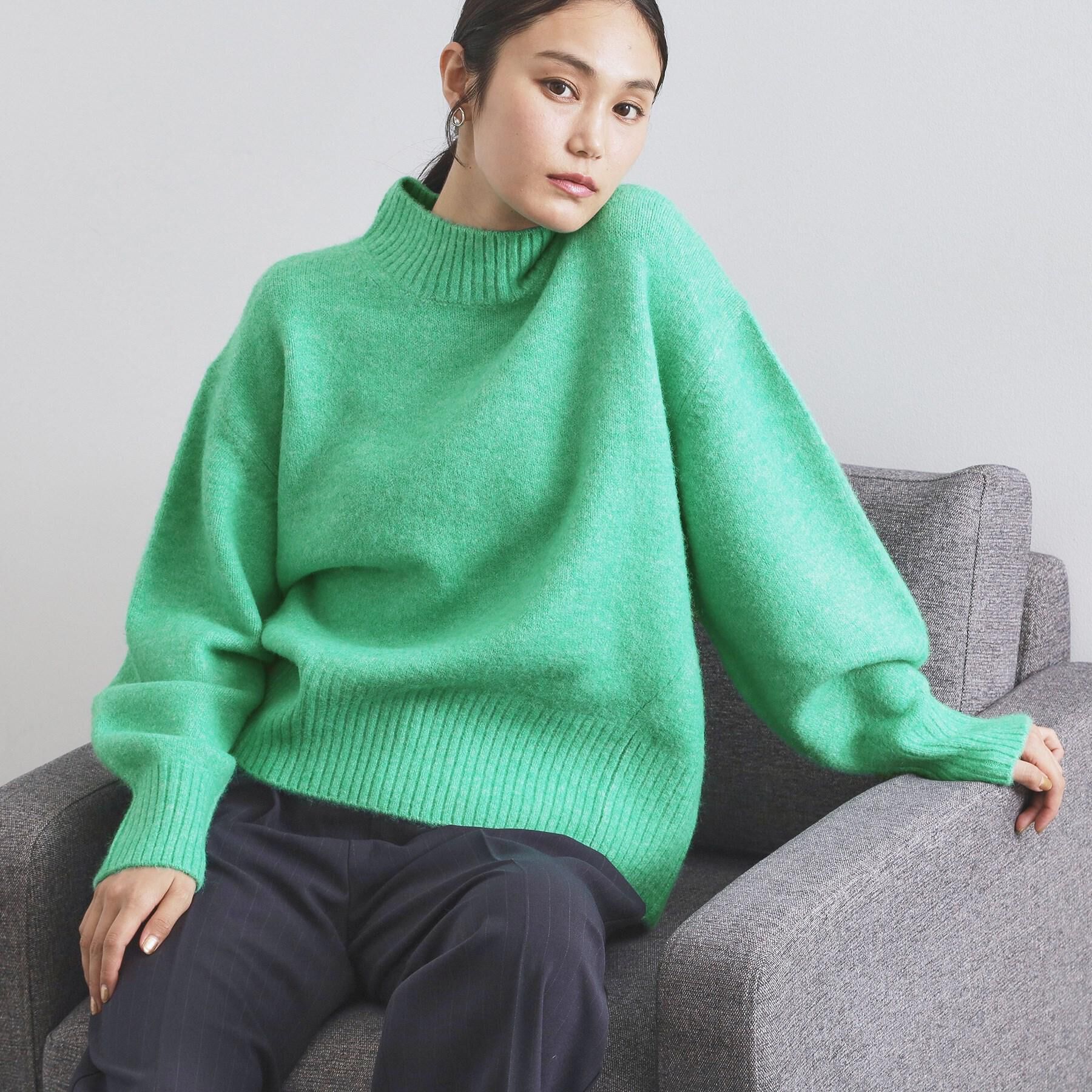 OPAQUE.CLIP「ふわふわハイネックニット【洗濯機OK】」|ニット・セーター|