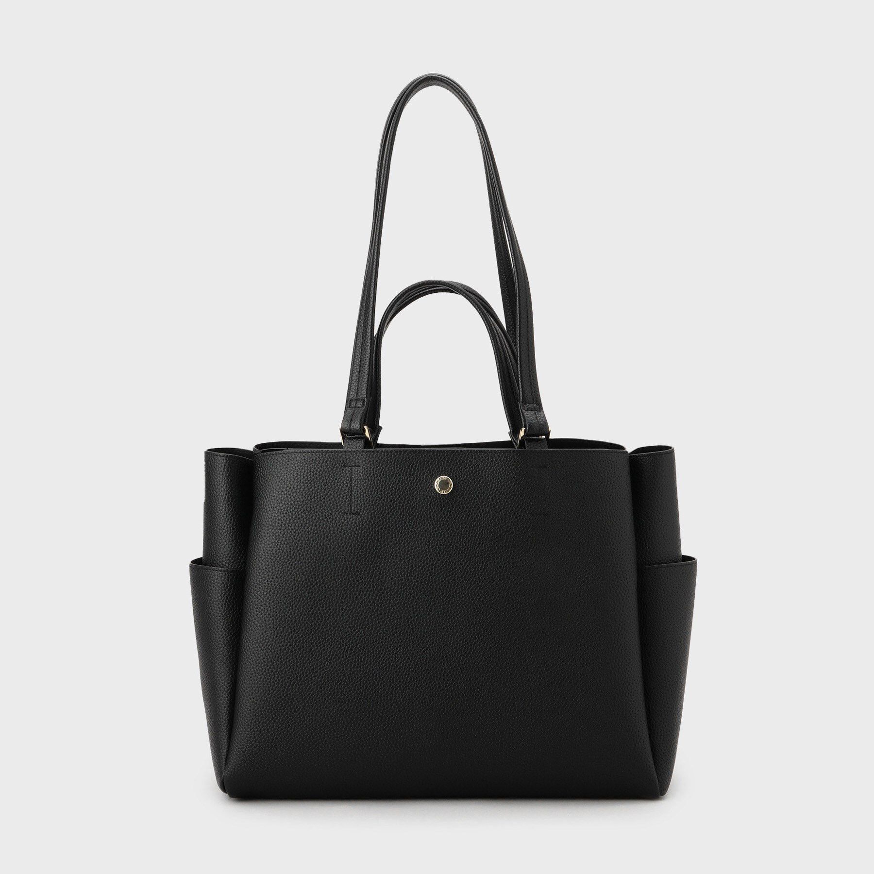 OPAQUE.CLIP「シュリンク合皮大容量トートバッグ【人間工学／軽量／A4サイズ対応／2WAY】」|トートバッグ|