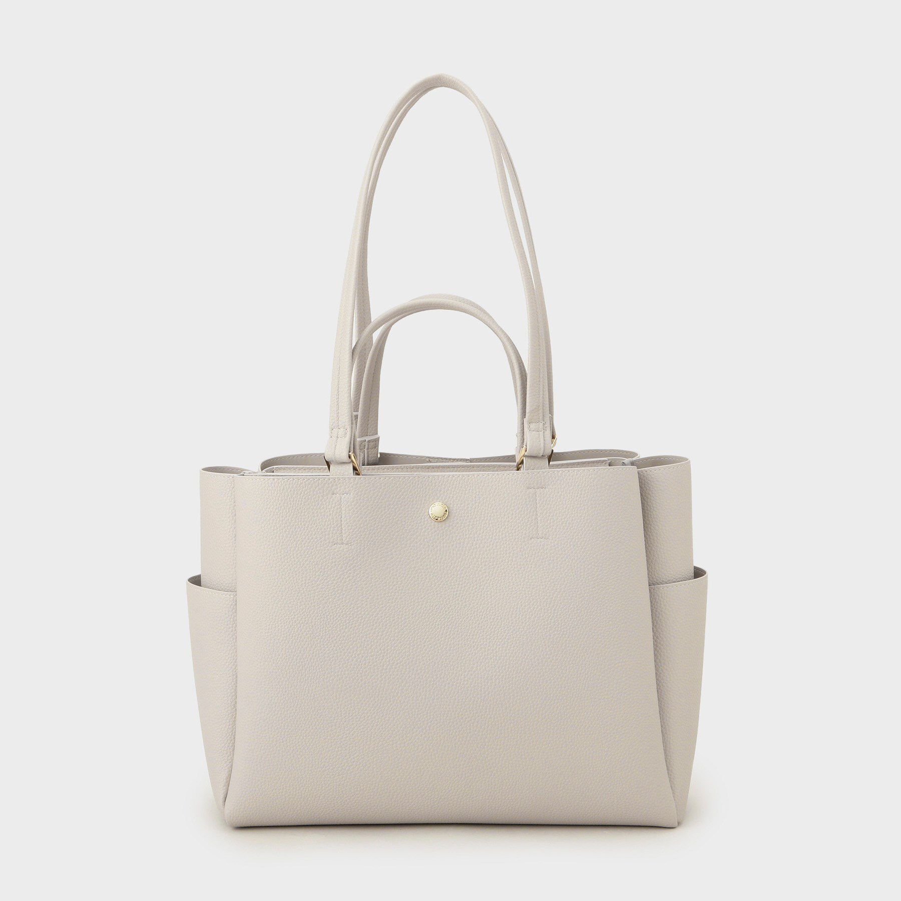 OPAQUE.CLIP「シュリンク合皮大容量トートバッグ【人間工学／軽量／A4サイズ対応／2WAY】」|トートバッグ|