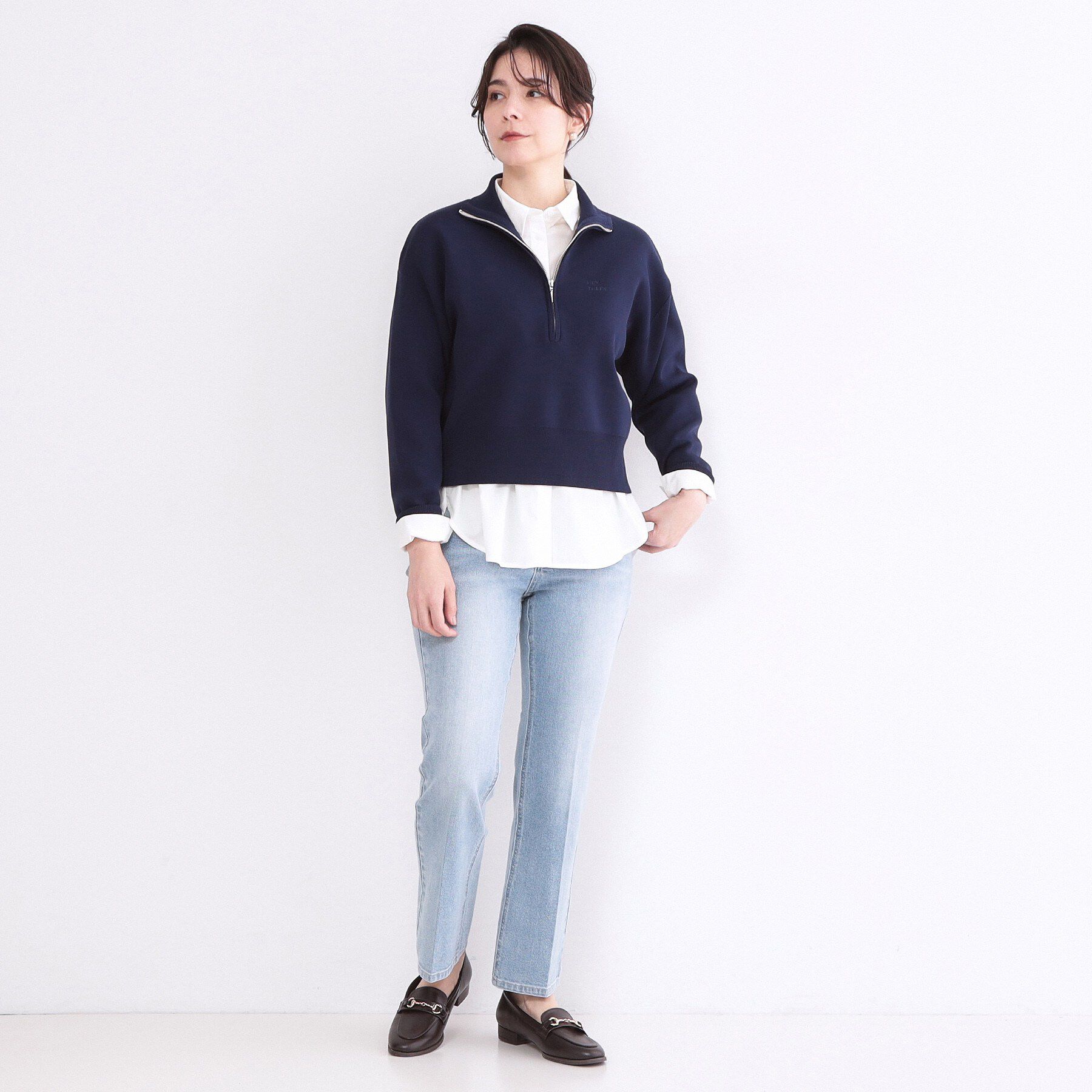 OPAQUE.CLIP「レギュラーカラーシャツ/ストライプアソート【洗濯機OK】」|シャツ・ブラウス|