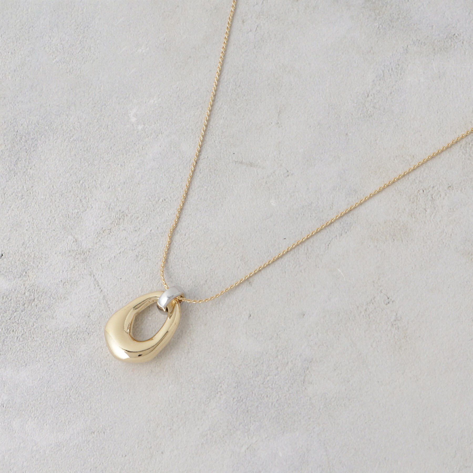 OPAQUE.CLIP「メタルカラー スライドネックレス」|ネックレス|