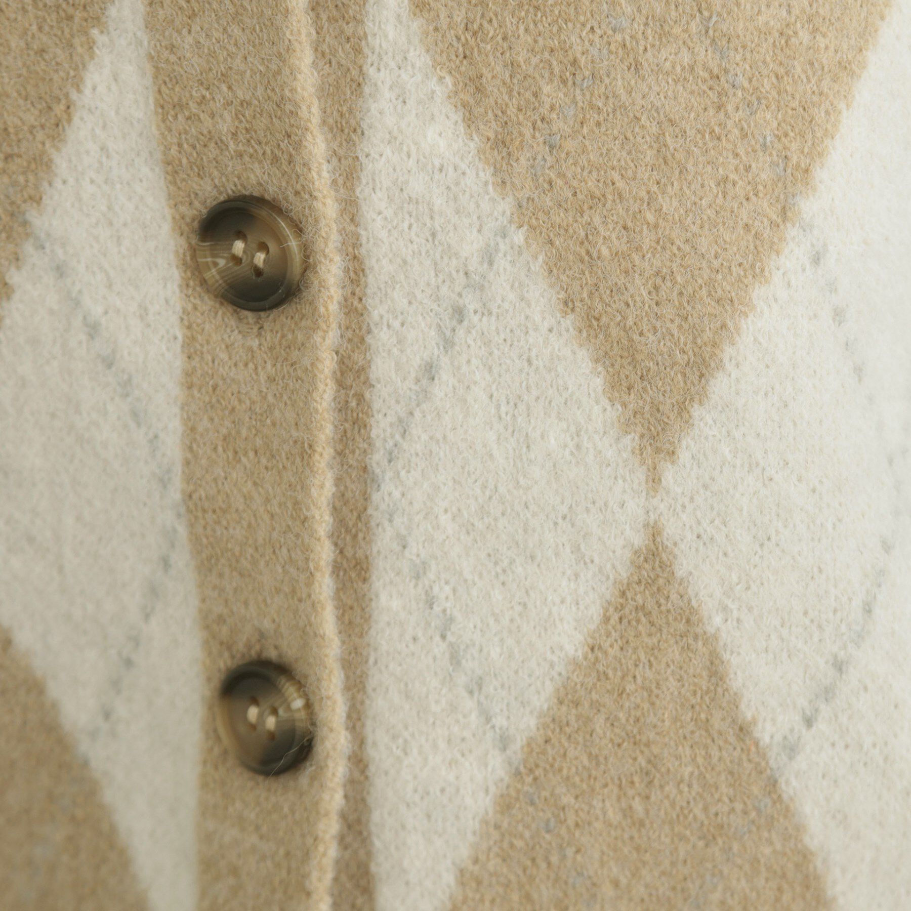 Couture broach「アーガイルニットカーディガン」|カーディガン|