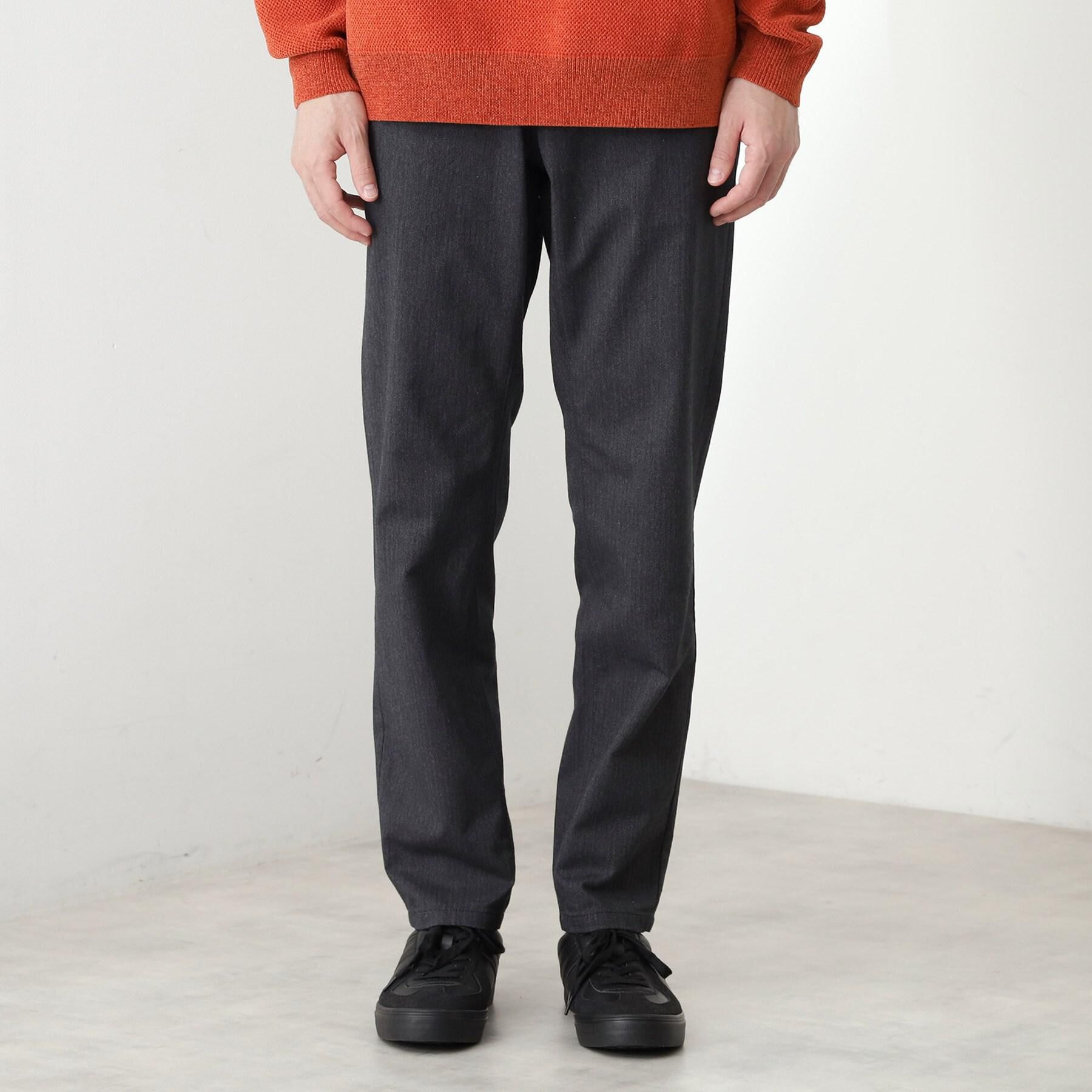 THE SHOP TK「7DAYSヘリンボンパンツ WARM【裏起毛/ストレッチ/洗濯機OK】」|その他|