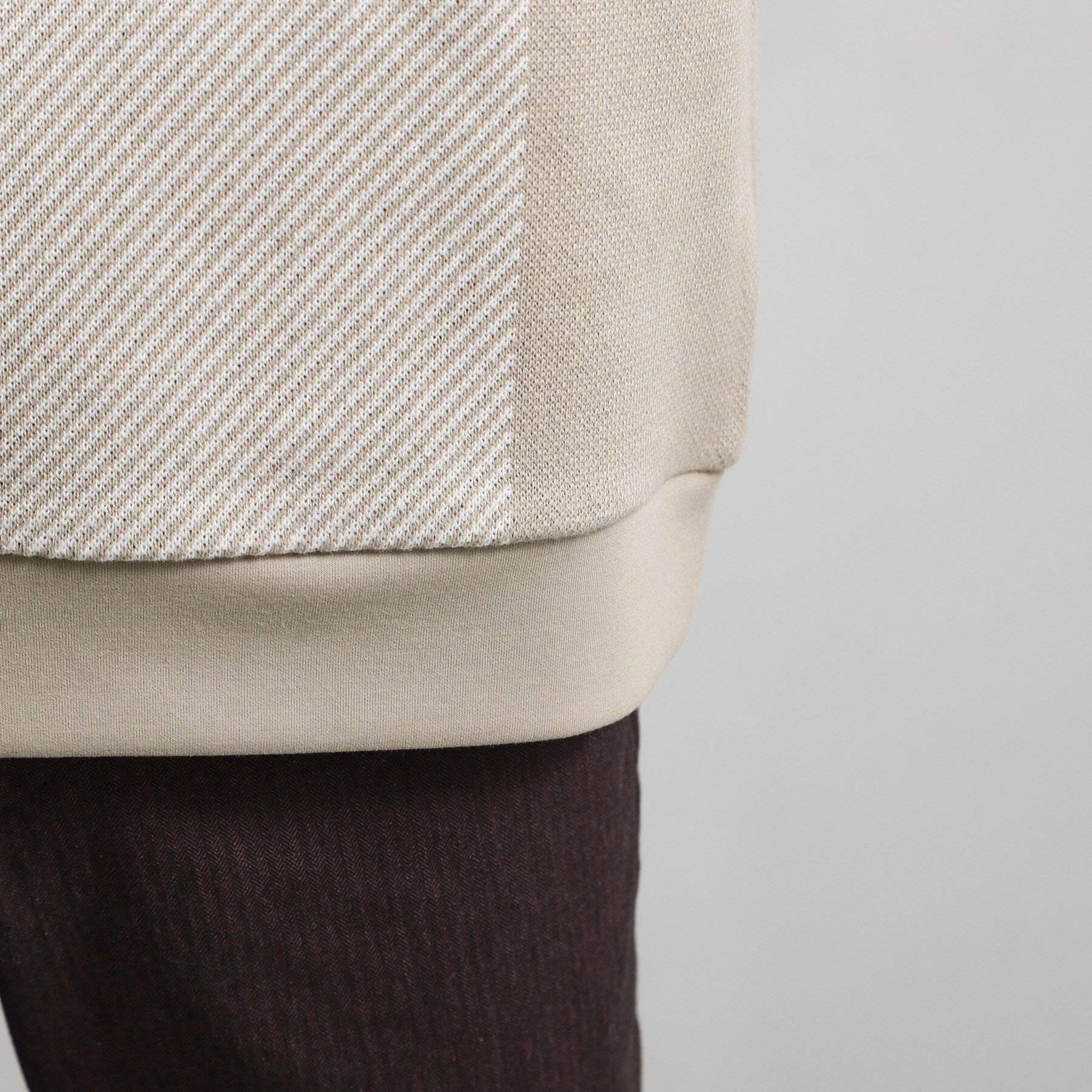 THE SHOP TK「【大人の休日スタイルにはこれ！】フロントチェック柄ニットパーカ　洗濯機OK」|パーカー|