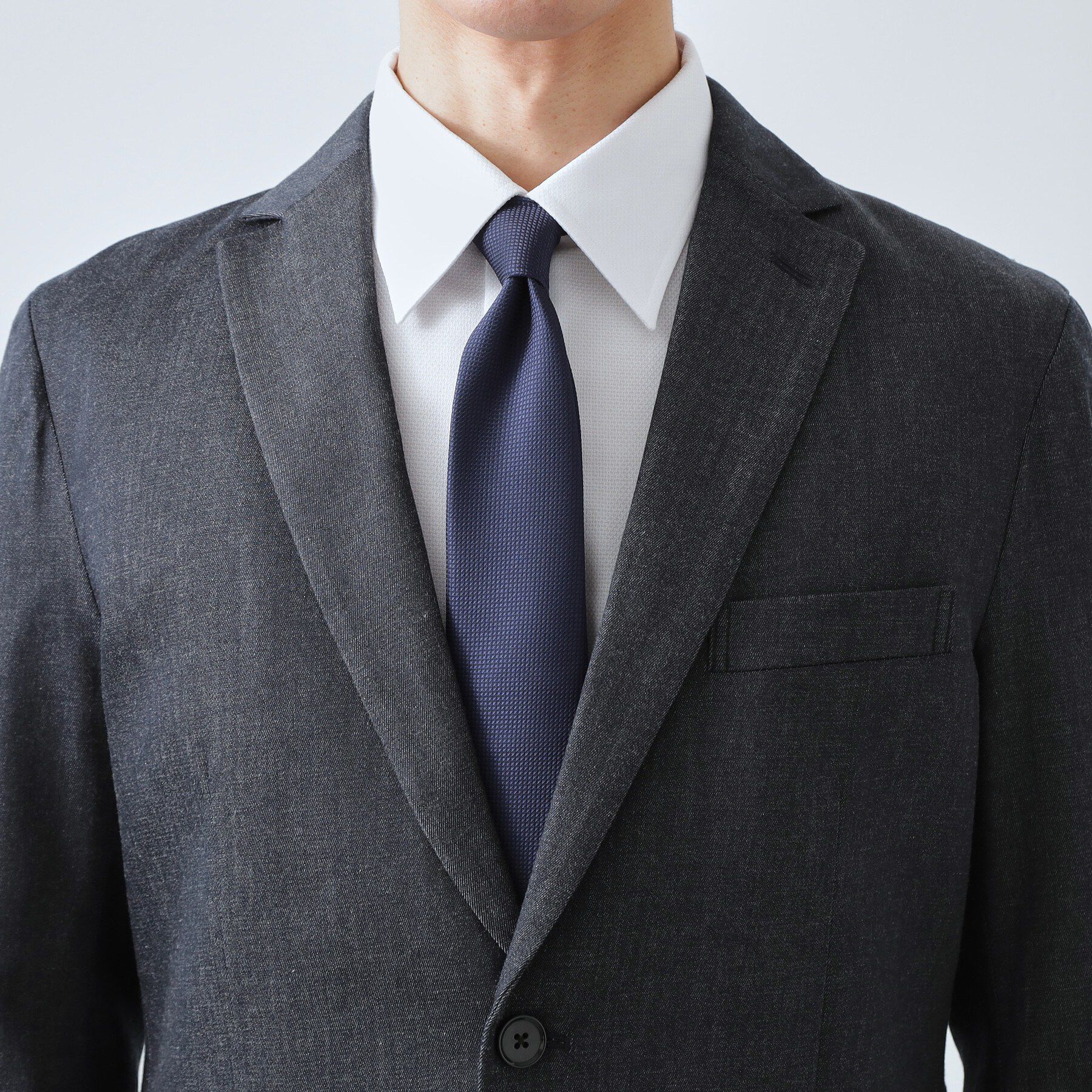 THE SHOP TK「ライトエバーデニム ジャケット 洗濯機OK/ストレッチ/セットアップ可」|デニムジャケット|