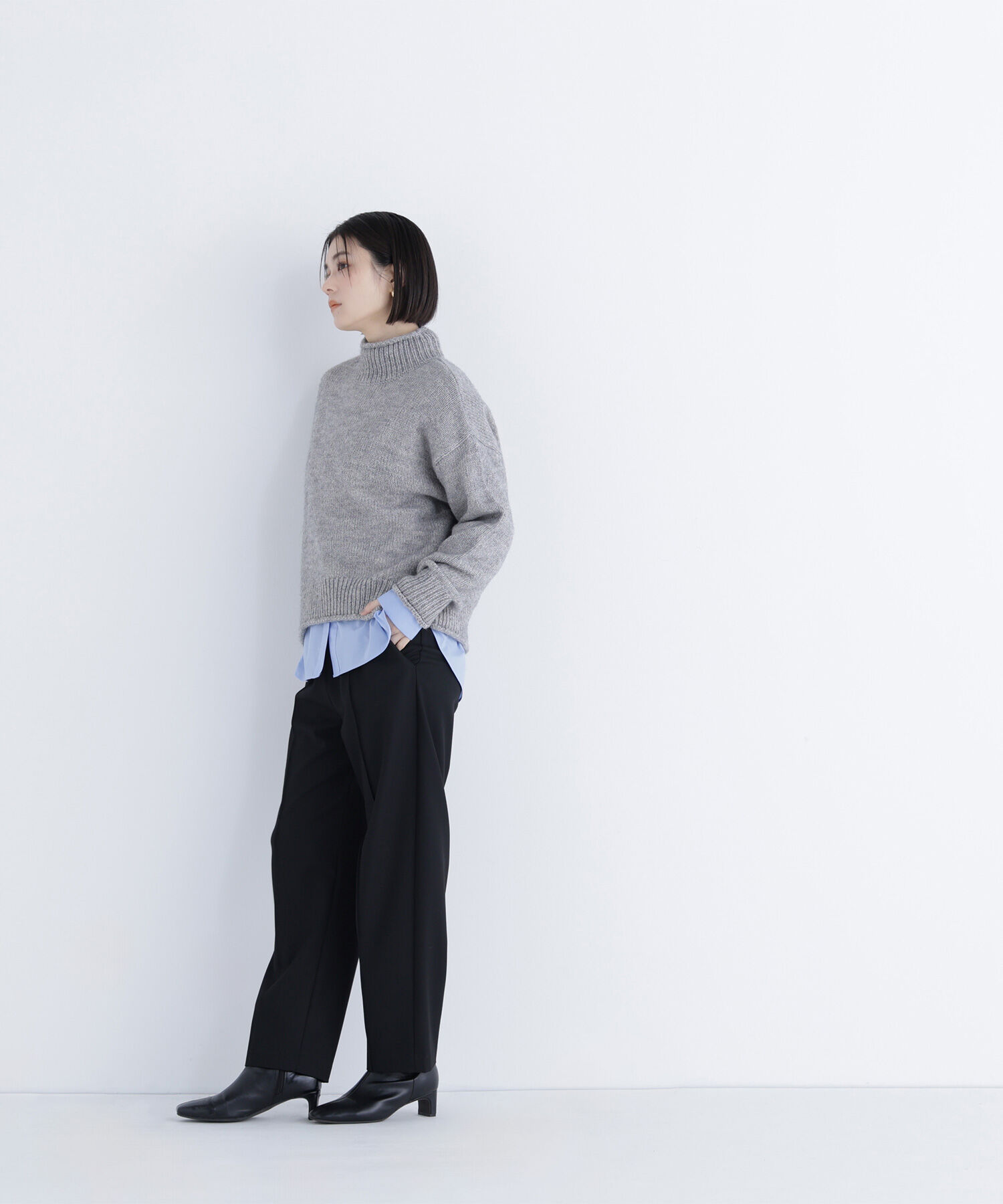  「裏起毛イージーテーパードパンツ」|その他|